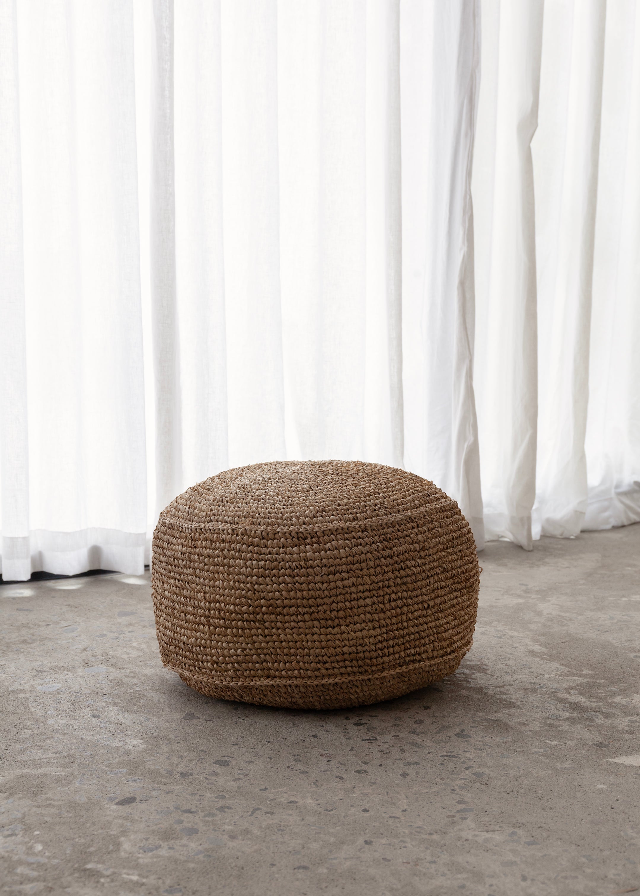 Mila Sisal Pouf / Natural 45cm