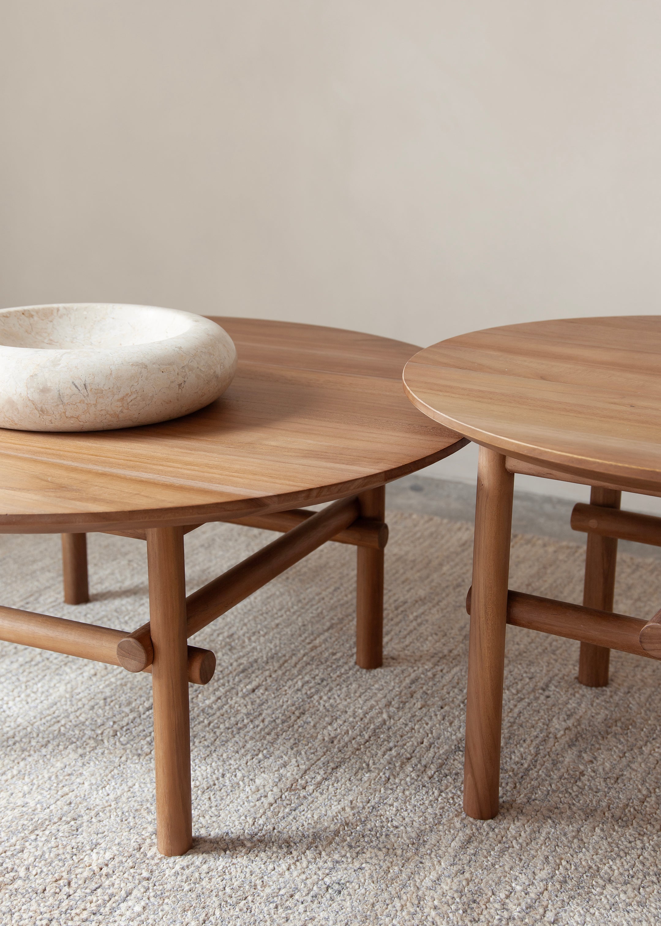 Mika Coffee Table / Dark Teak