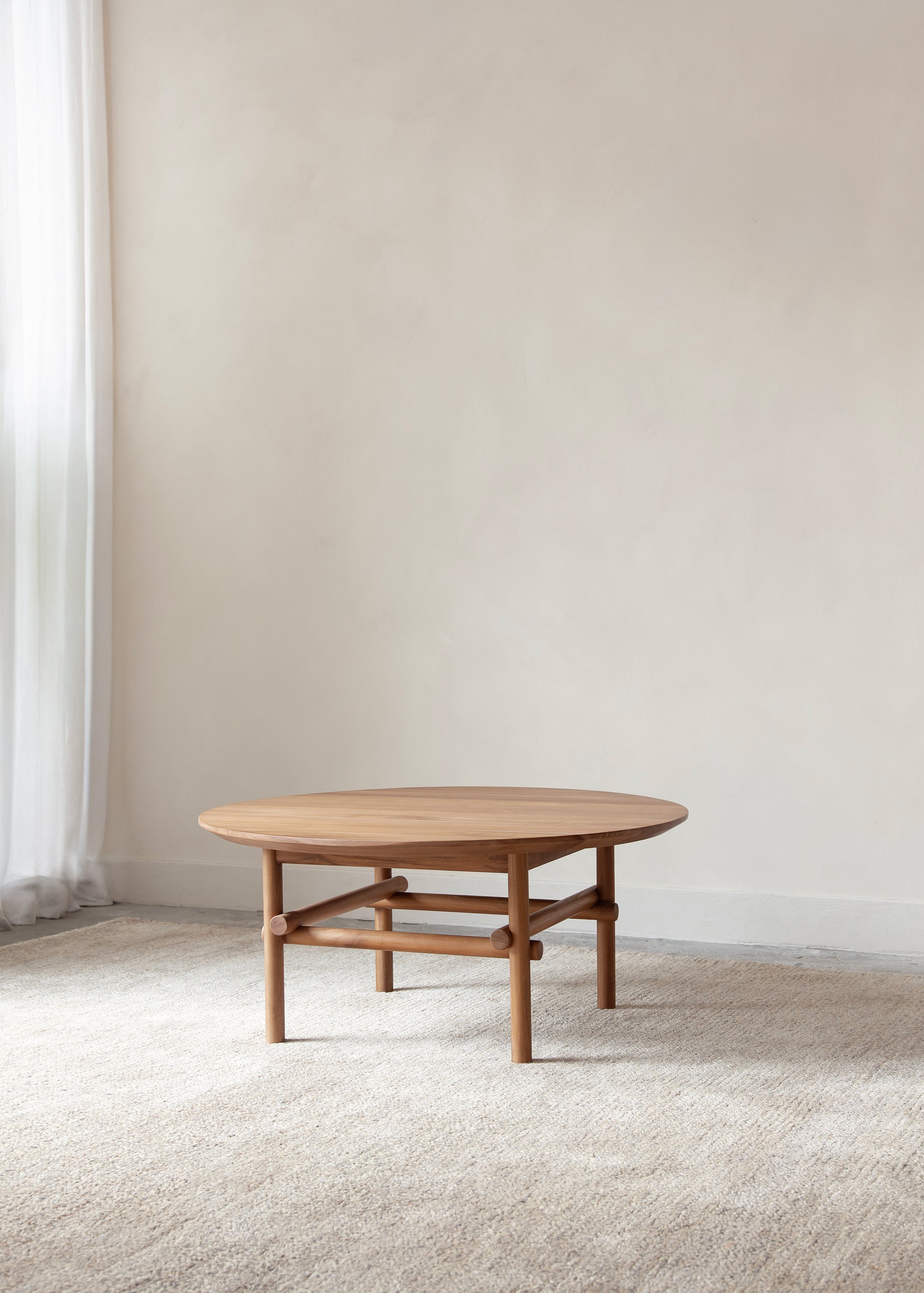 Mika Coffee Table / Dark Teak