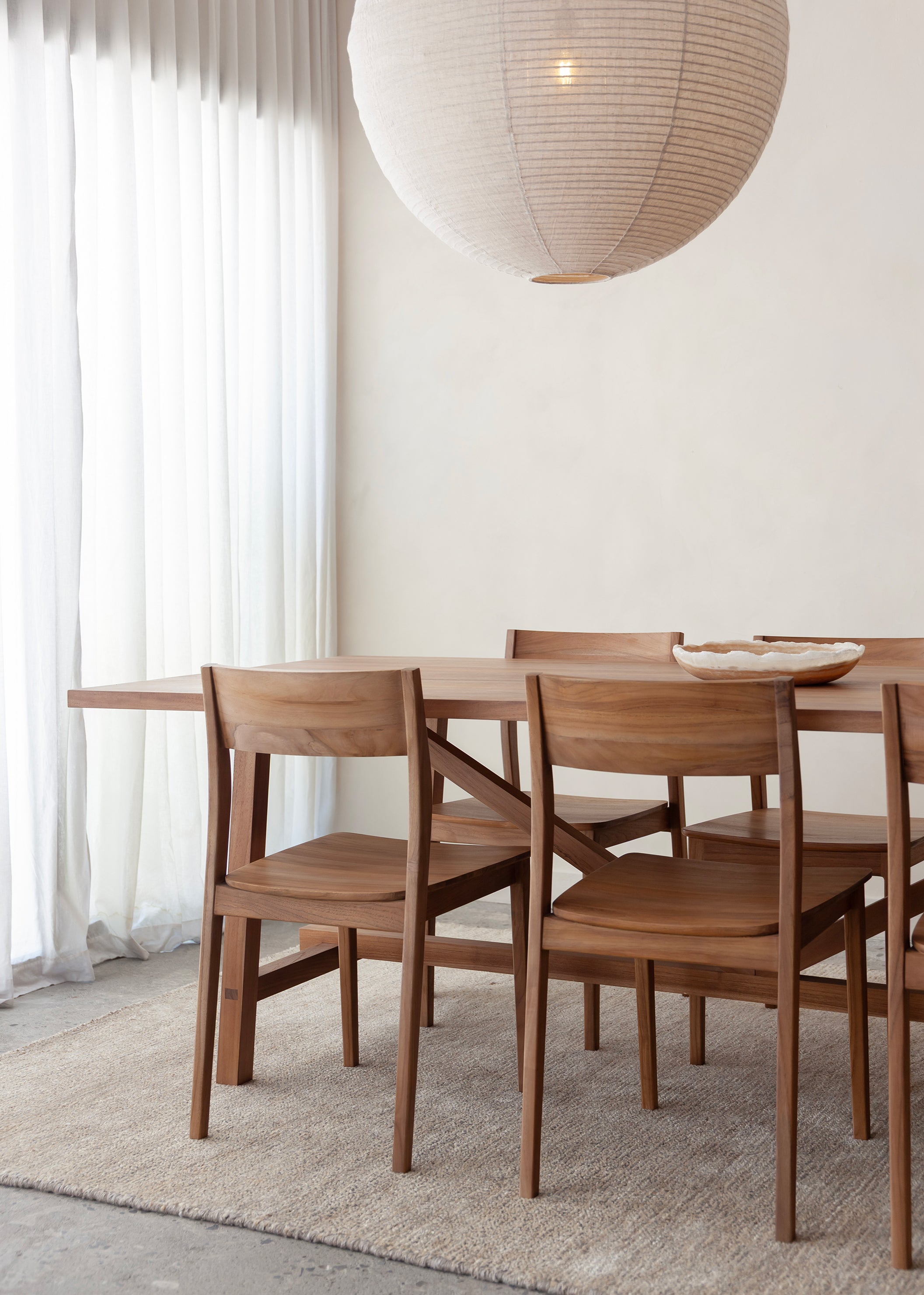 Mizu Dining Chair / Dark Teak