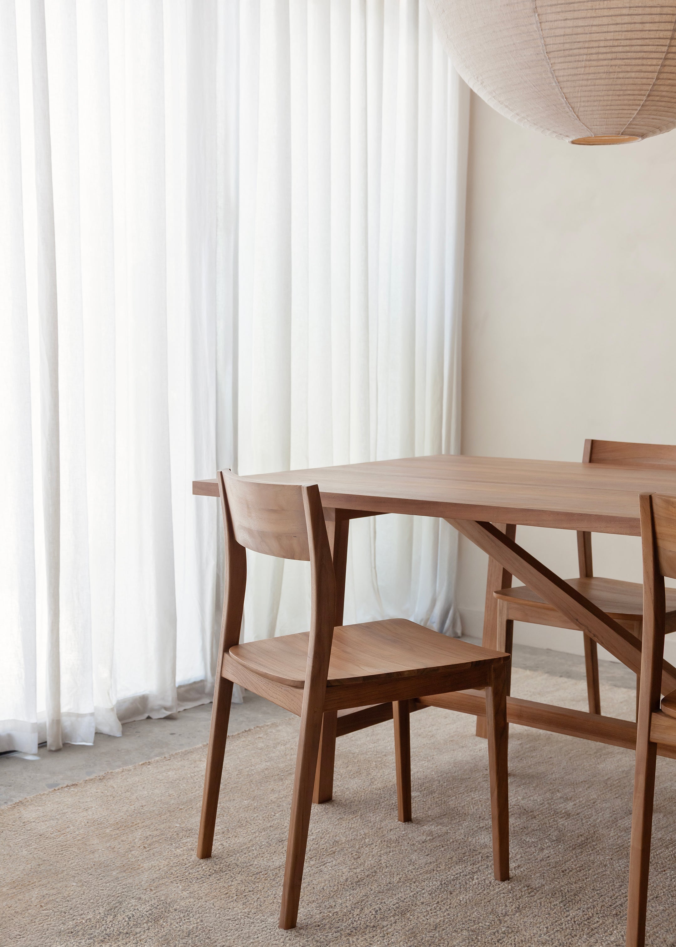 Mizu Dining Chair / Dark Teak