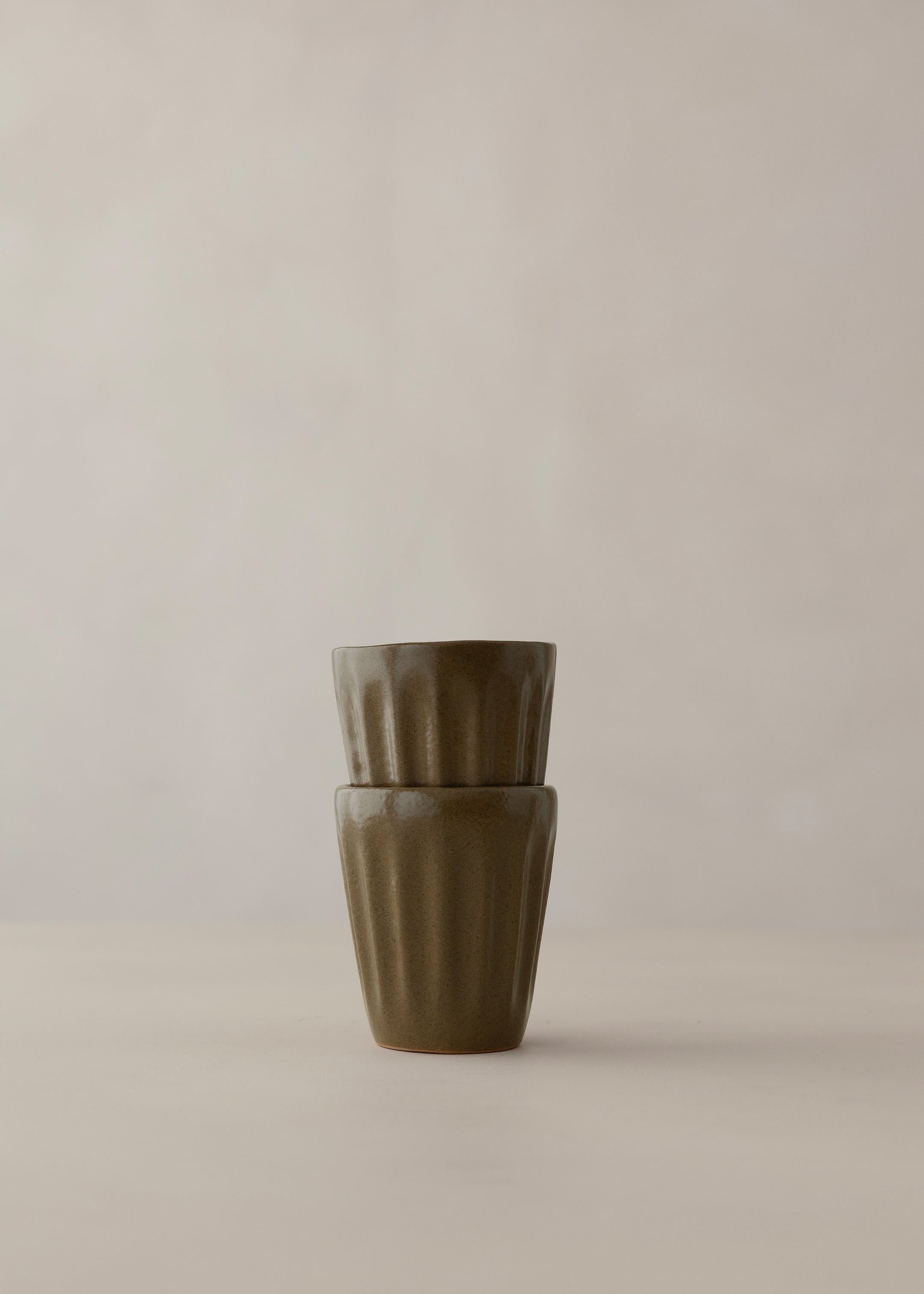 Nila Cup Set of 2 / Olive
