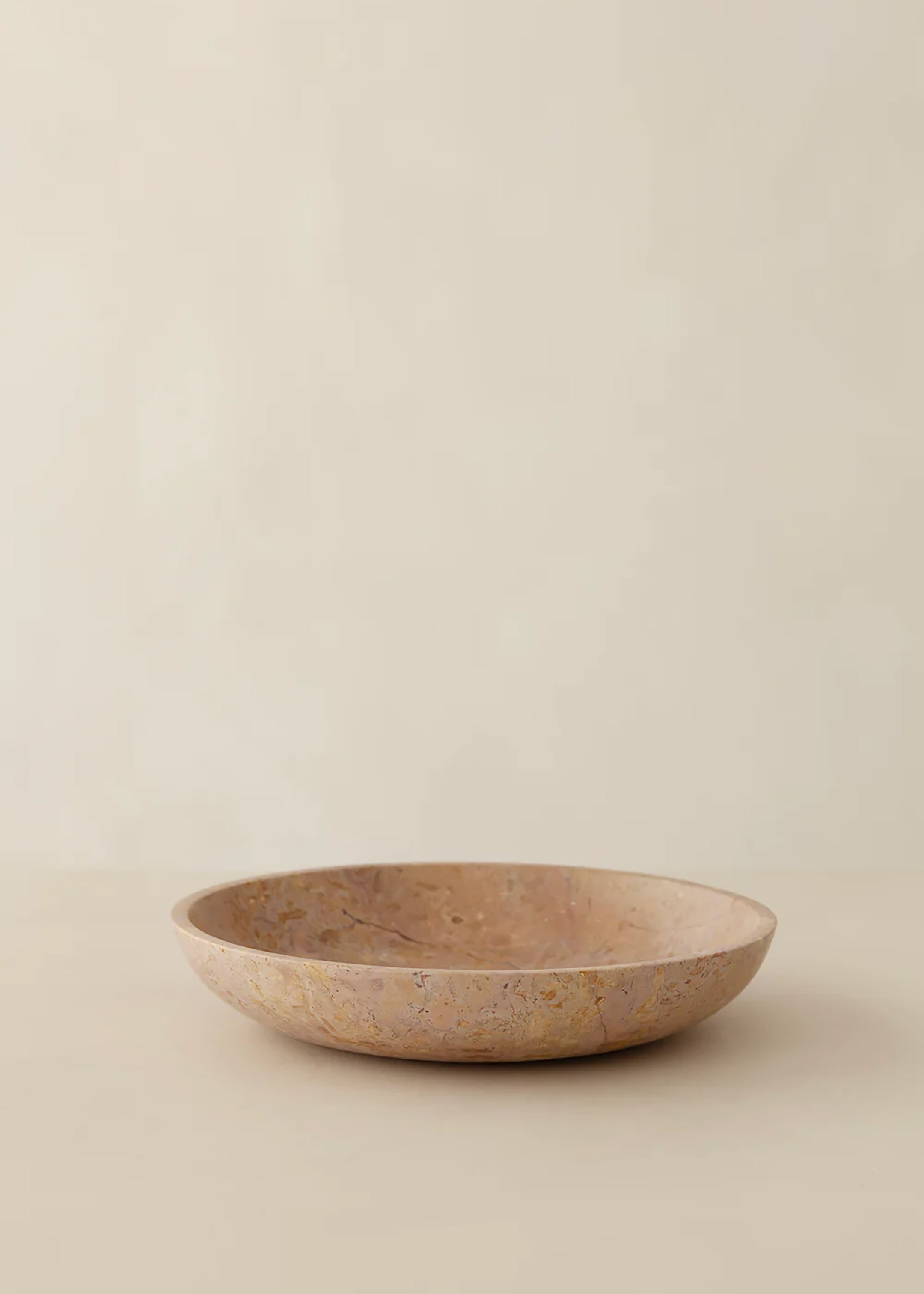 Nuru Marble Bowl / Pink Taupe