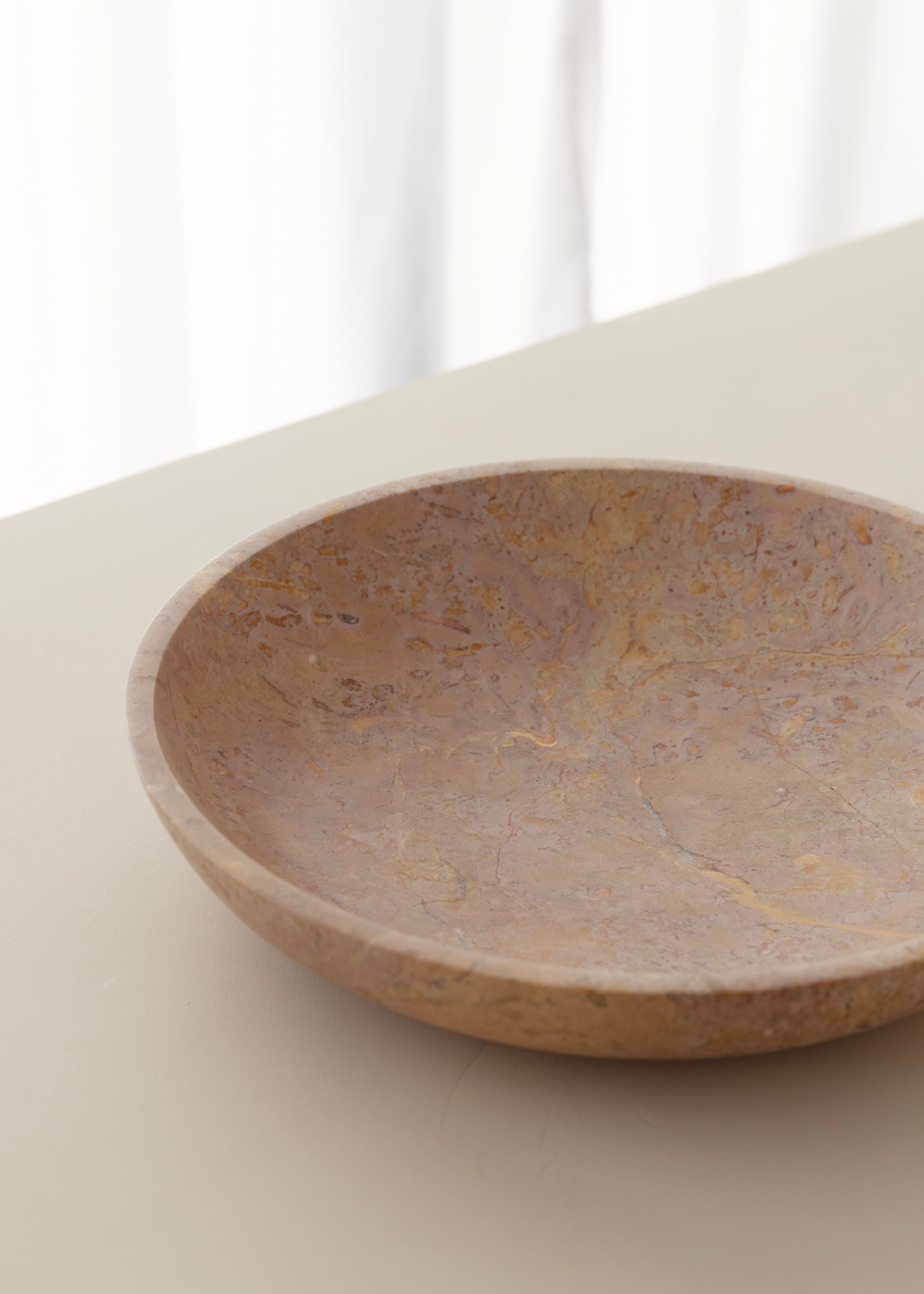 Nuru Marble Bowl / Pink Taupe