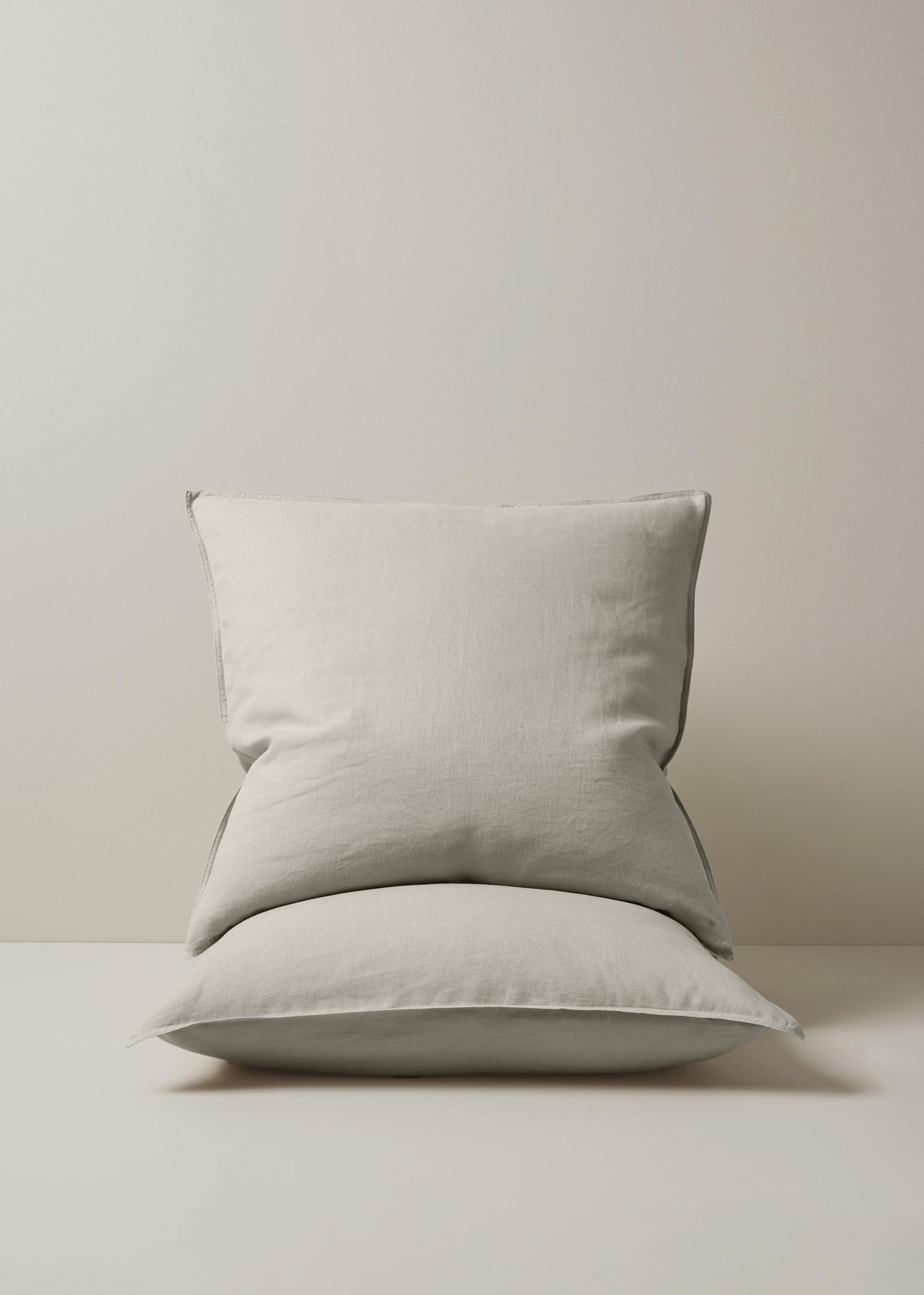 Ravello European Pillowcases / Bone
