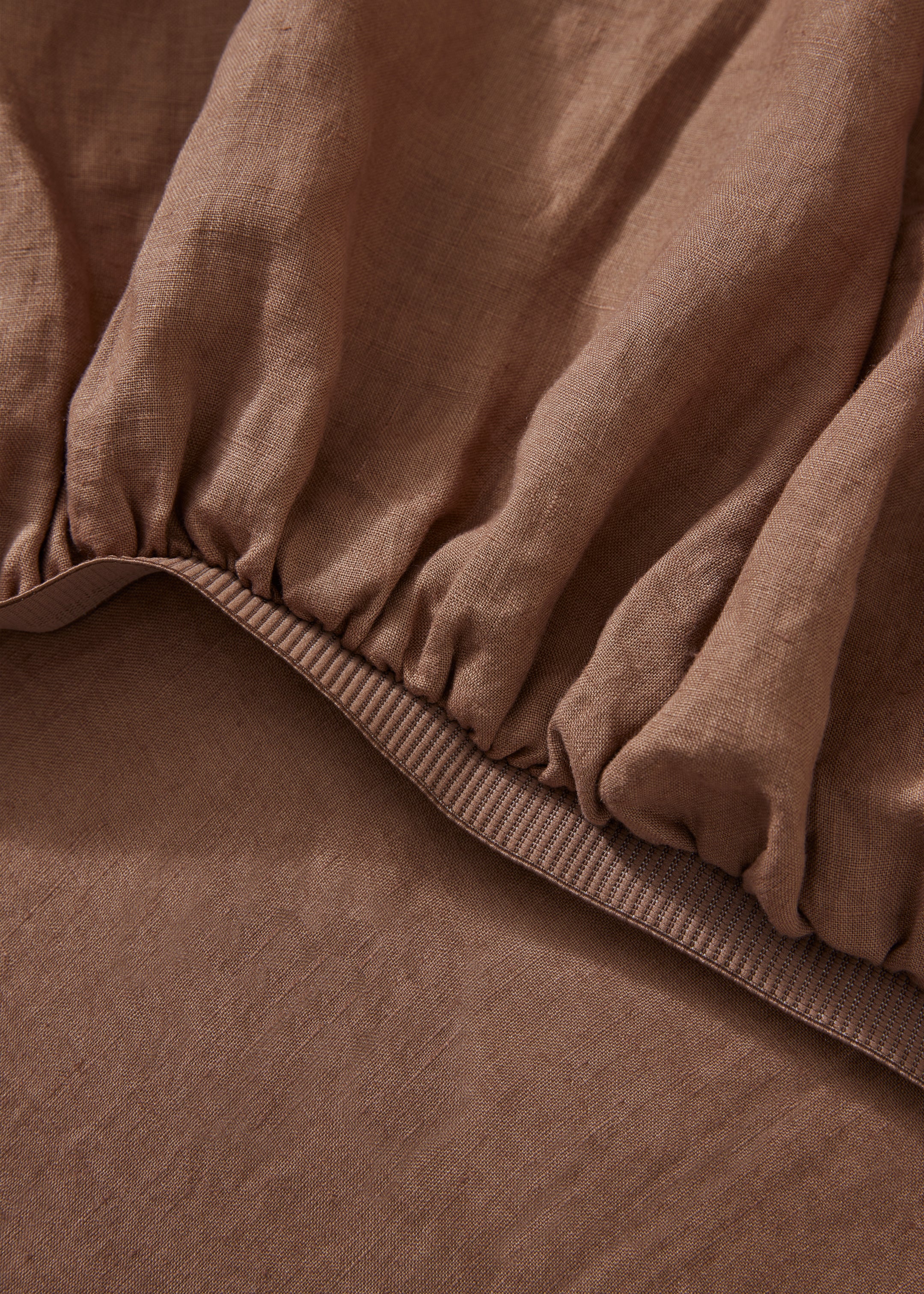 Ravello Fitted Sheet / Biscuit