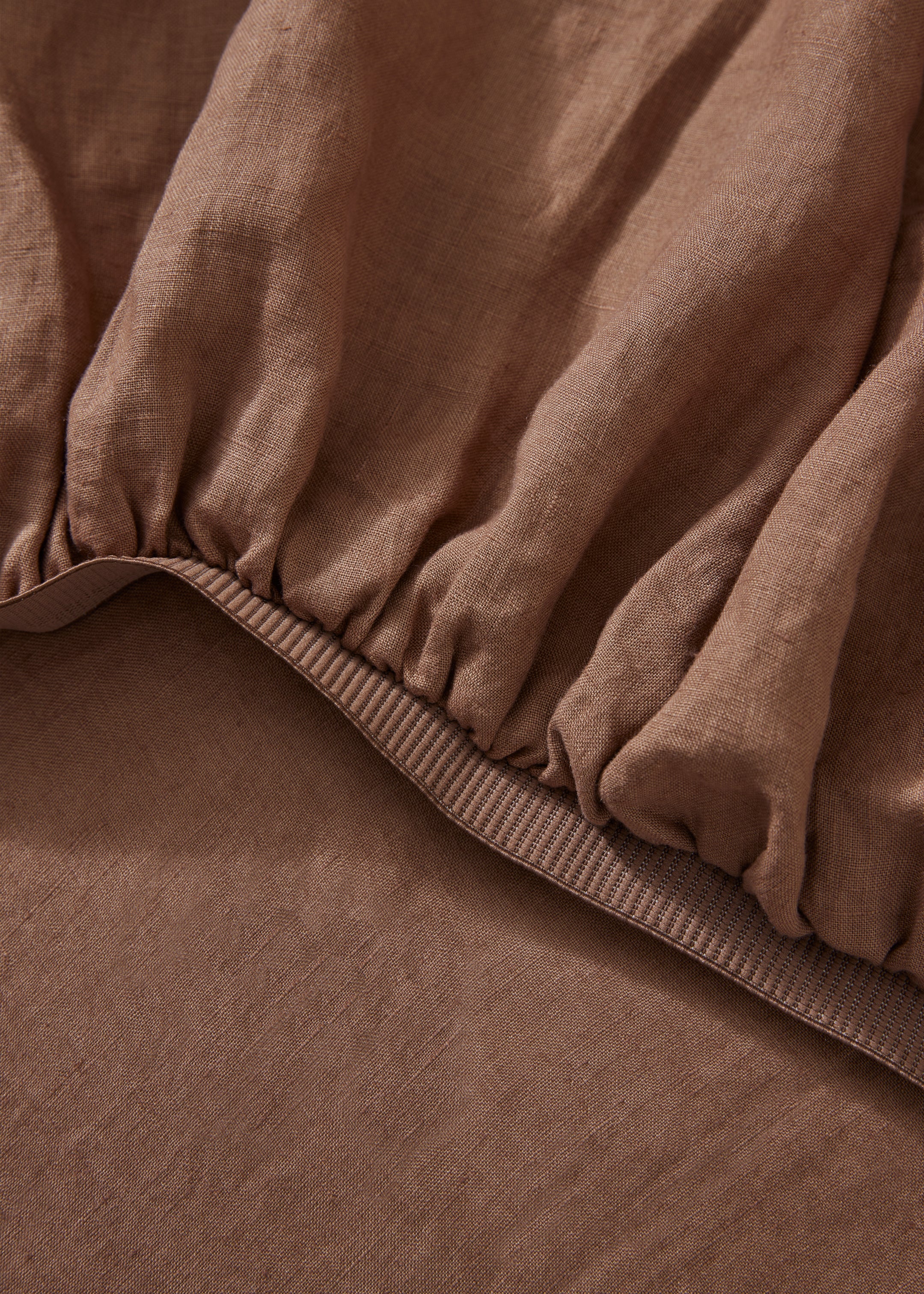 Ravello Fitted Sheet / Biscuit