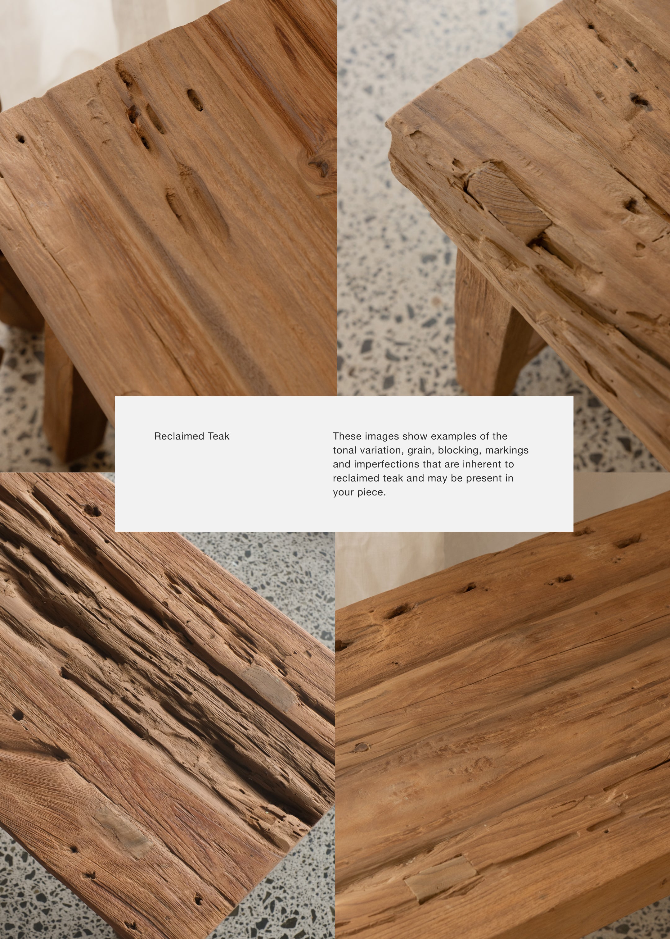 Settler Coffee Table / Dark Teak