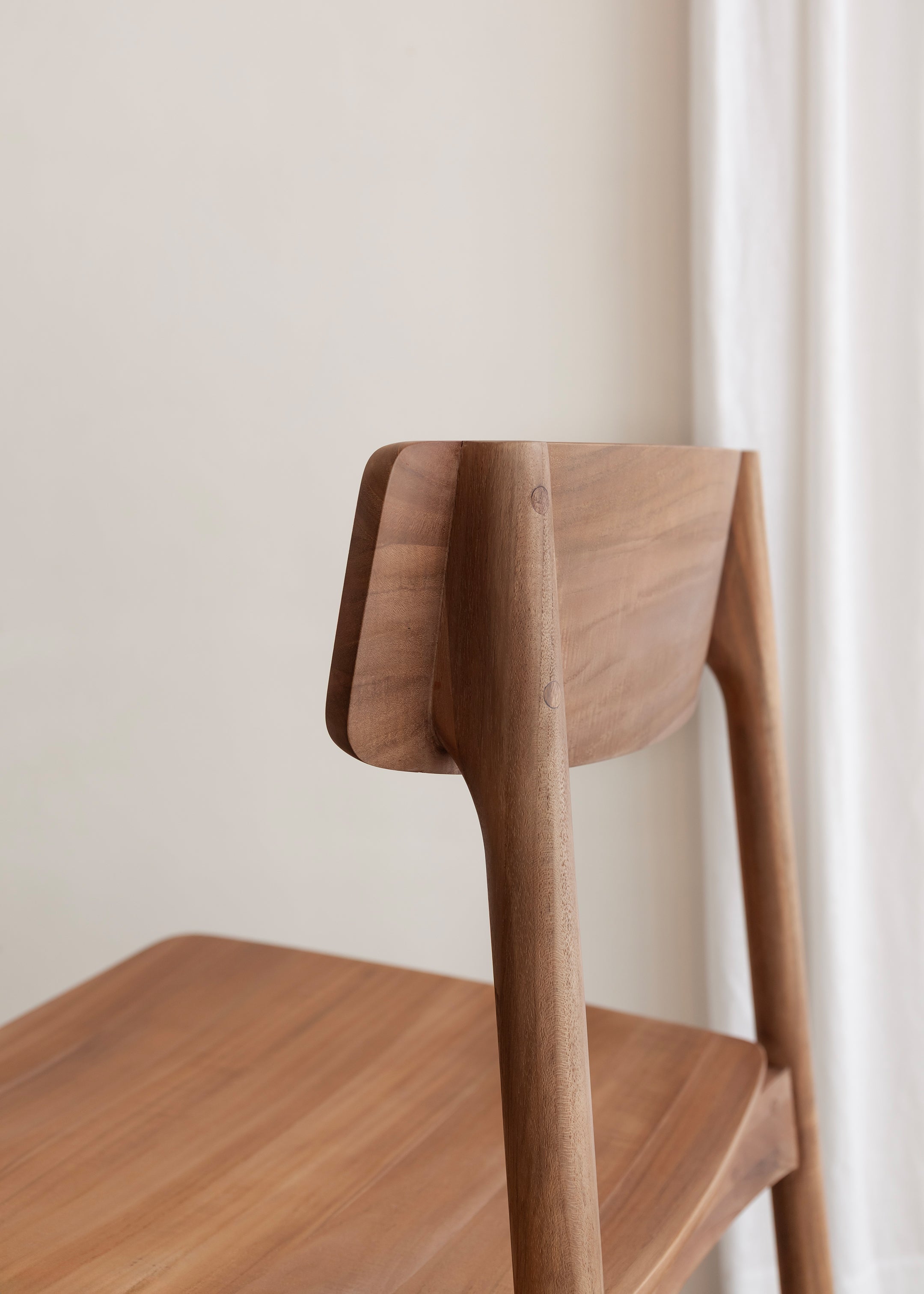 Riko Dining Chair / Dark Teak