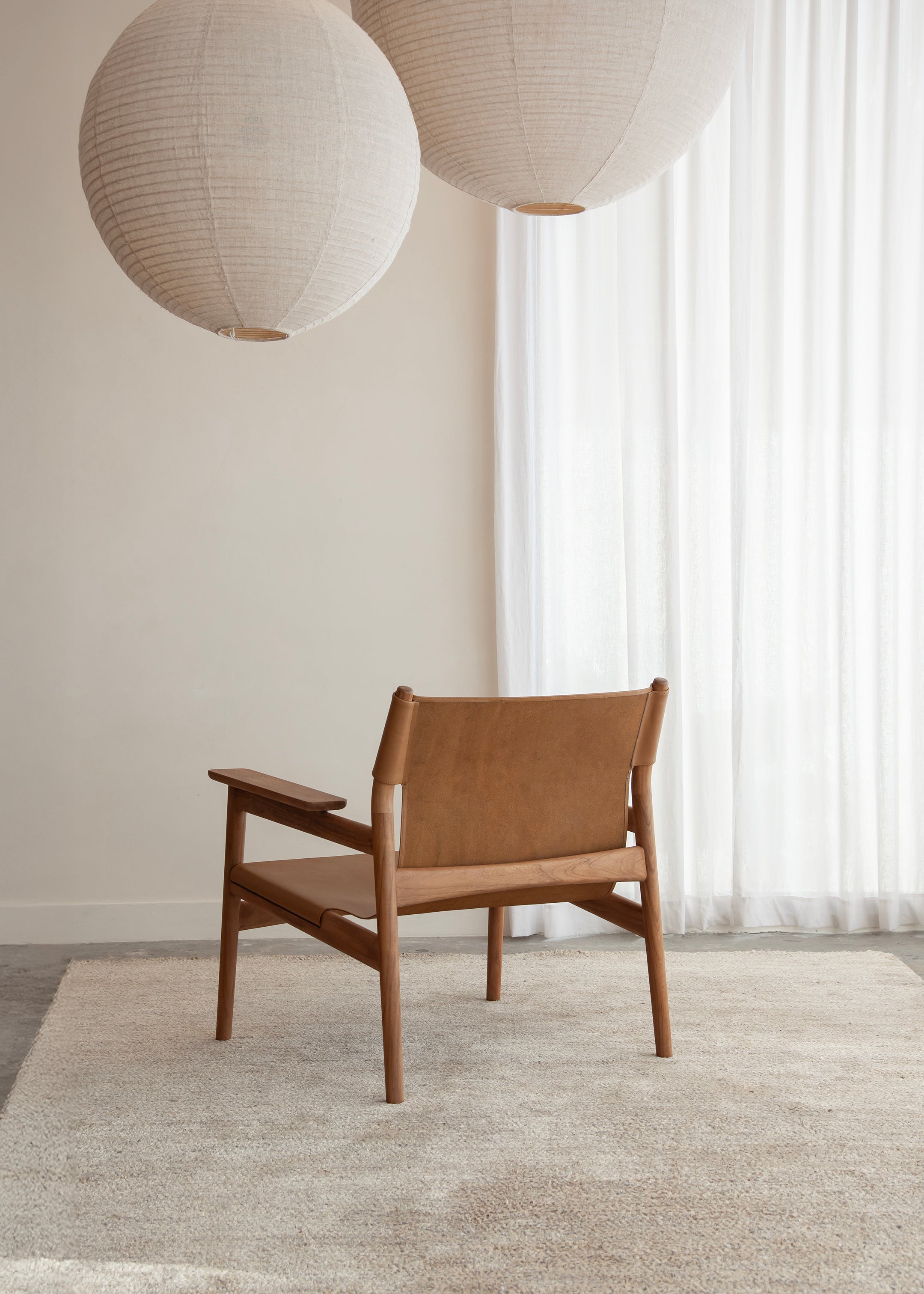 Sana Leather Chair / Tan