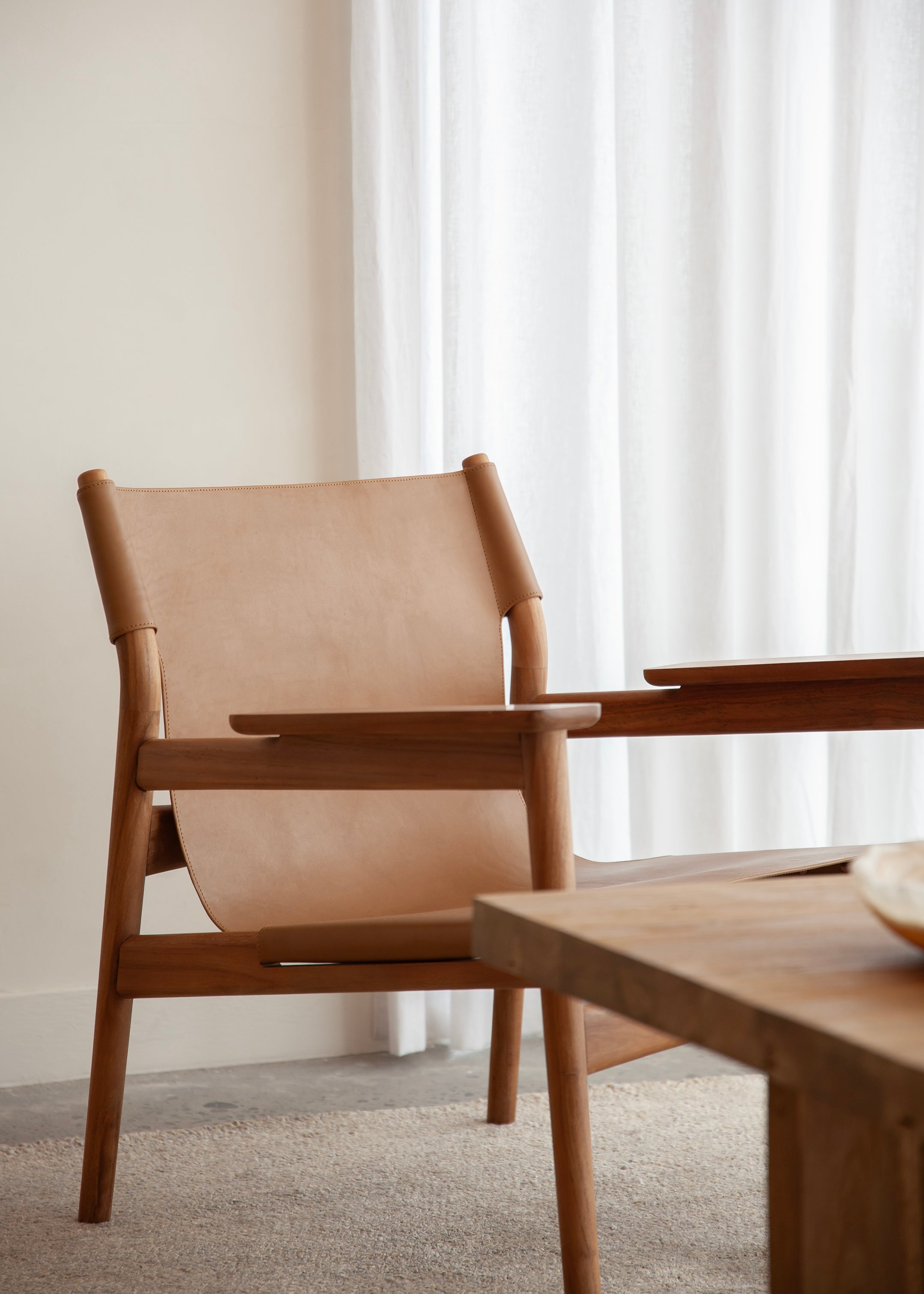 Sana Leather Chair / Tan