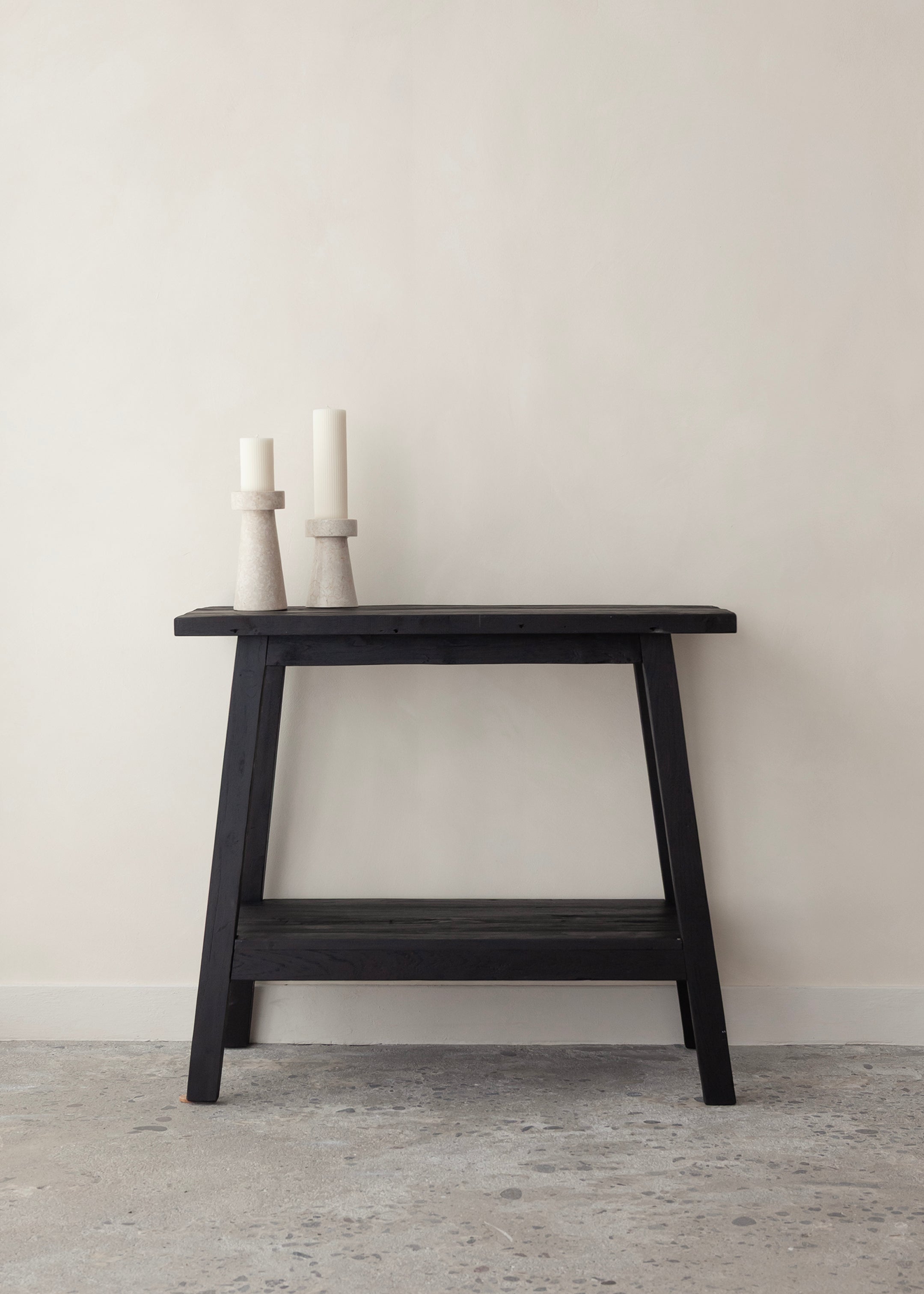 Sara Teak Console / Black