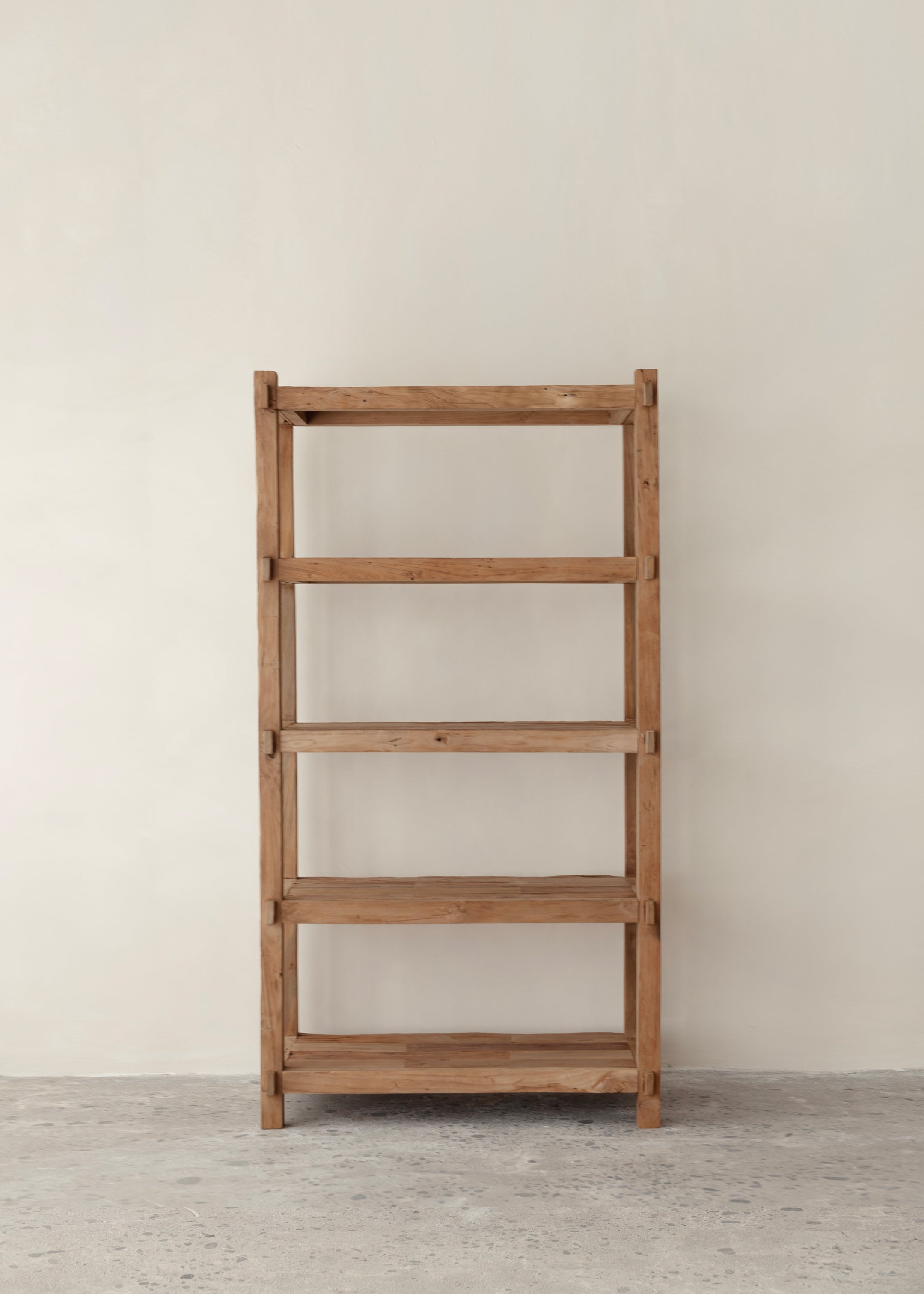 Saya Tall Bookshelf 90cm / Dark Teak