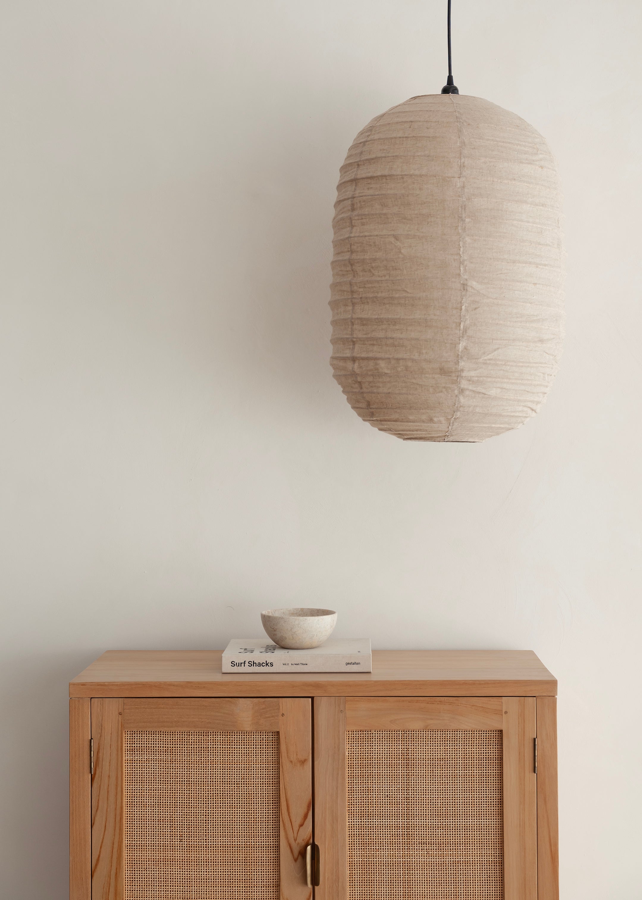 Shanti Linen Lantern / Natural