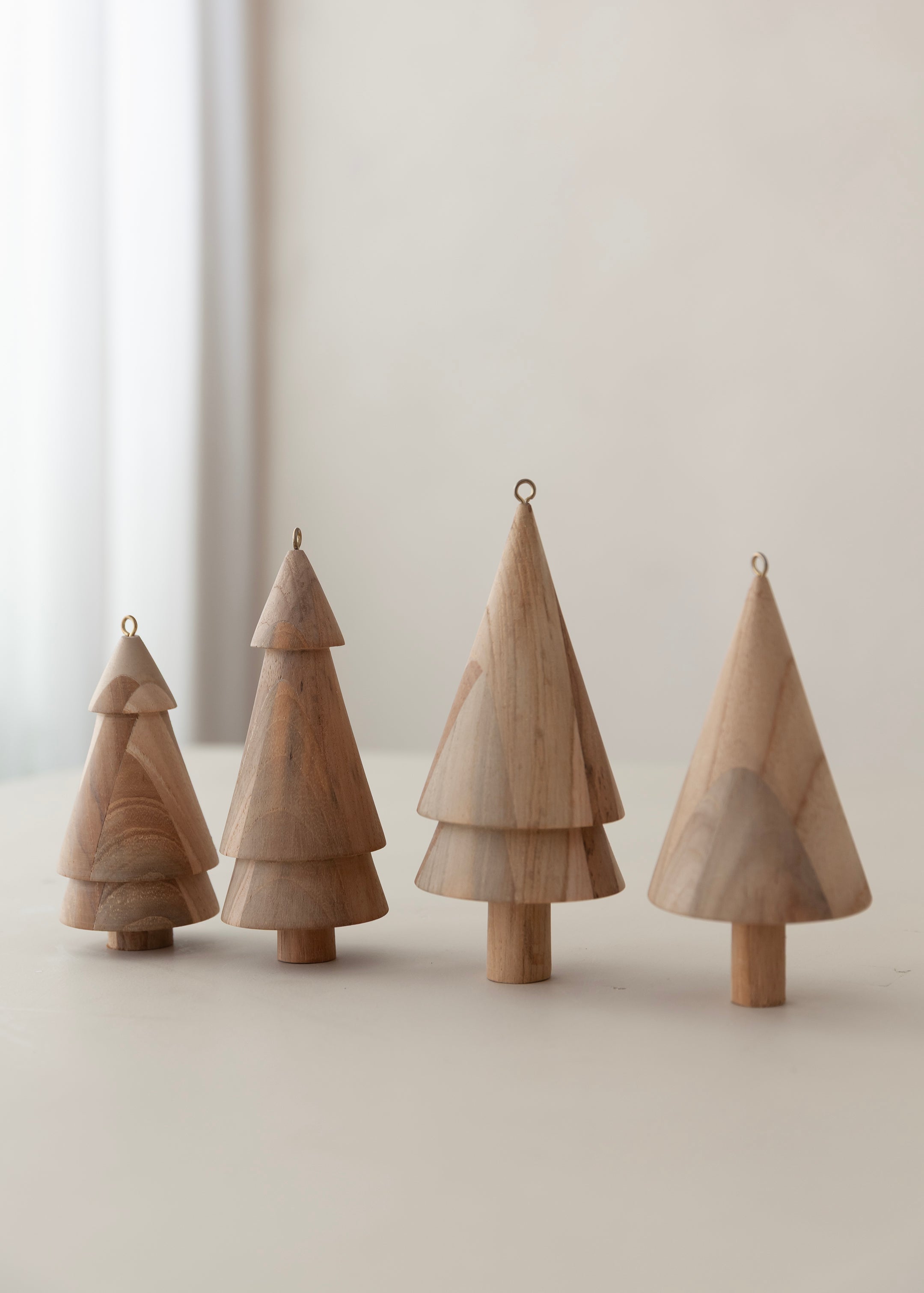 Silent Trees Set of 4 / Natural