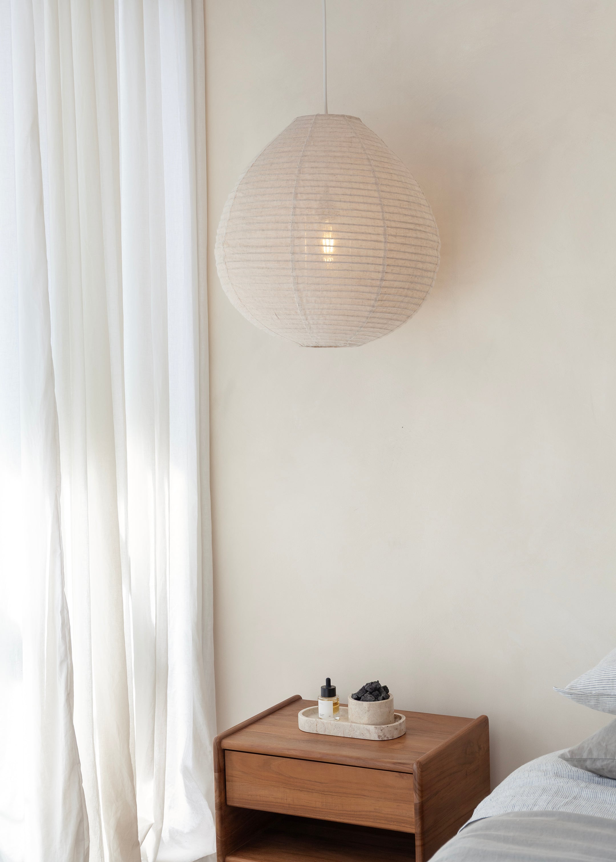 Soma Linen Lantern / Natural