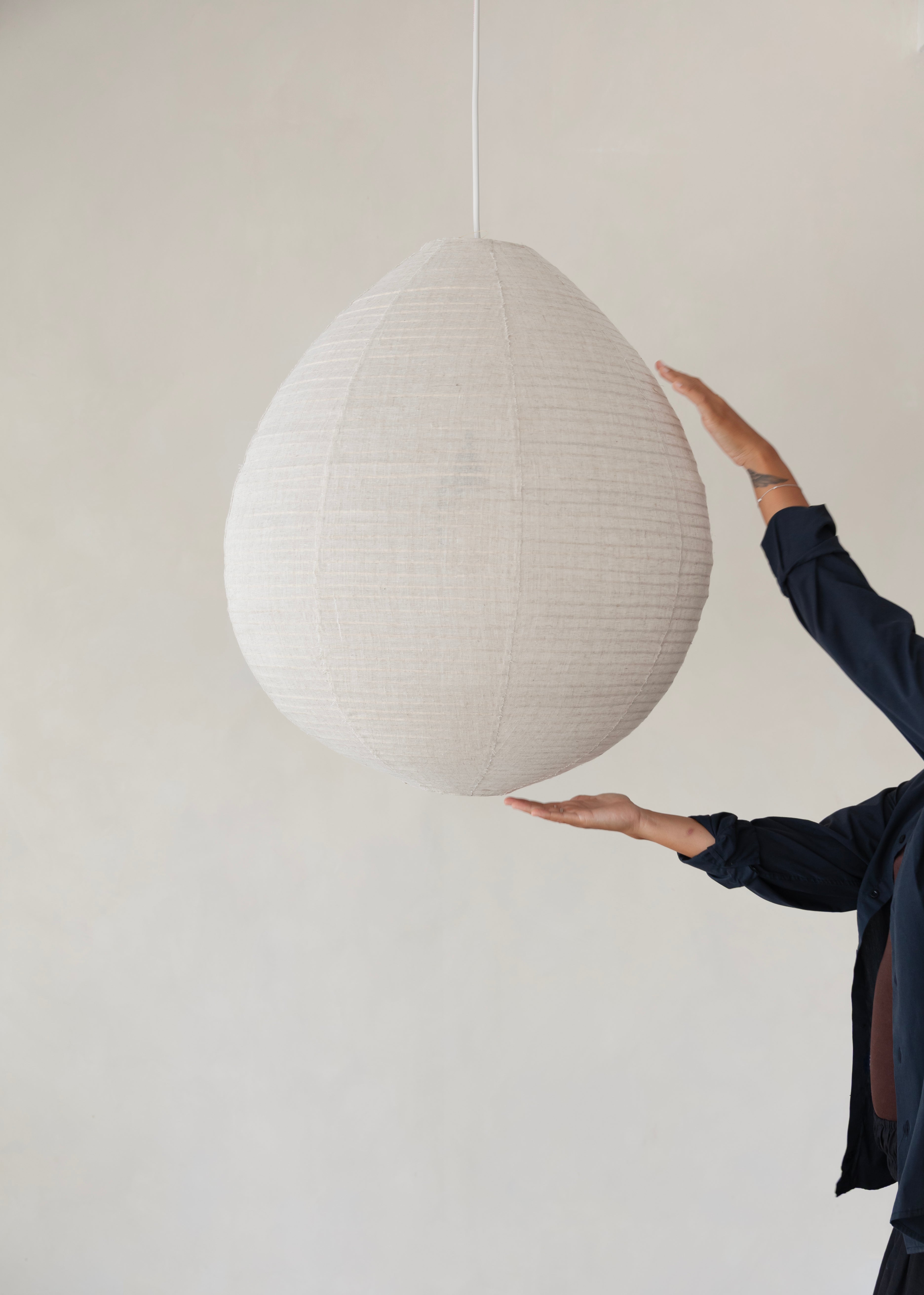 Soma Linen Lantern / Natural