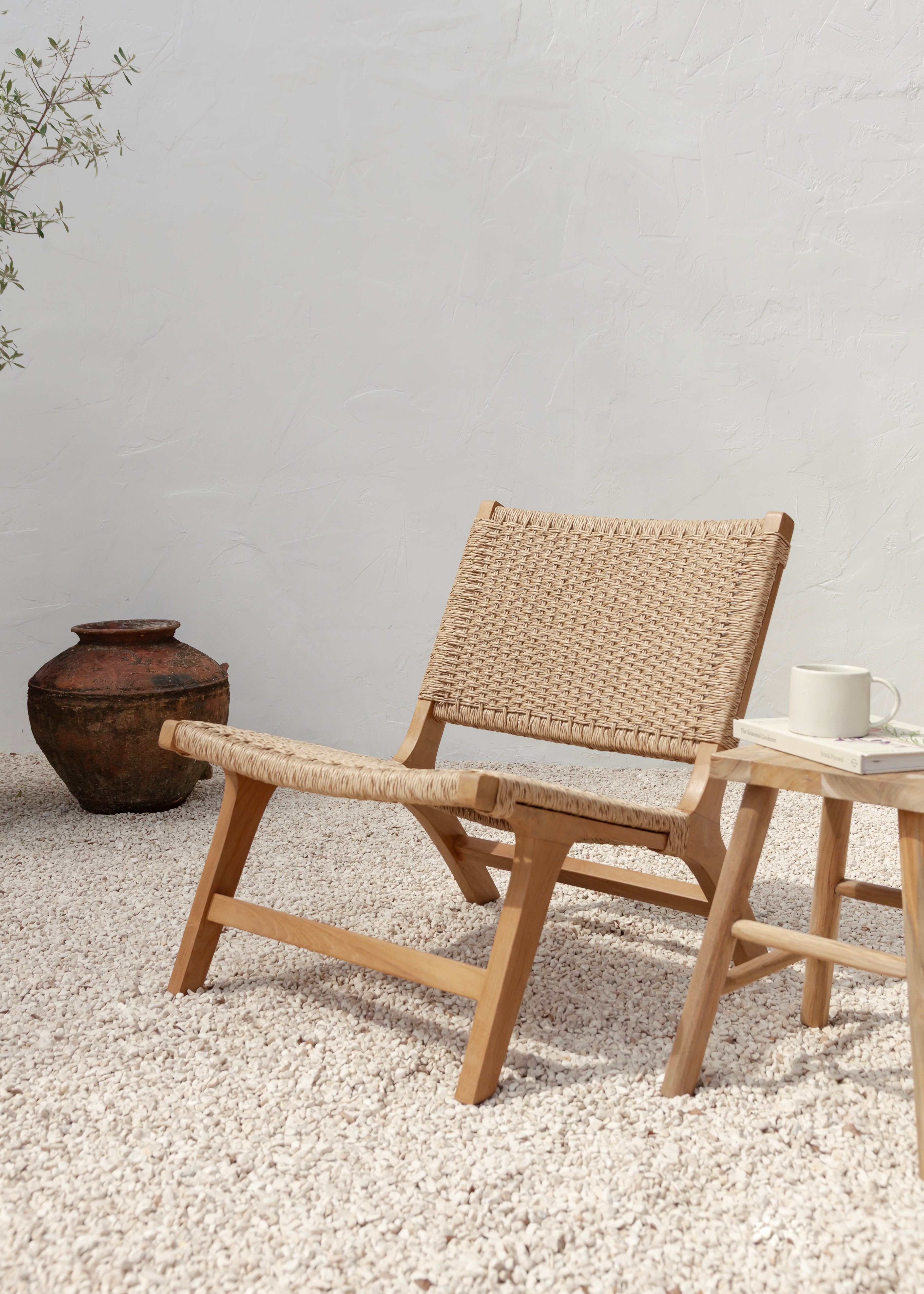 Sunday Teak Lounger Outdoor / Natural