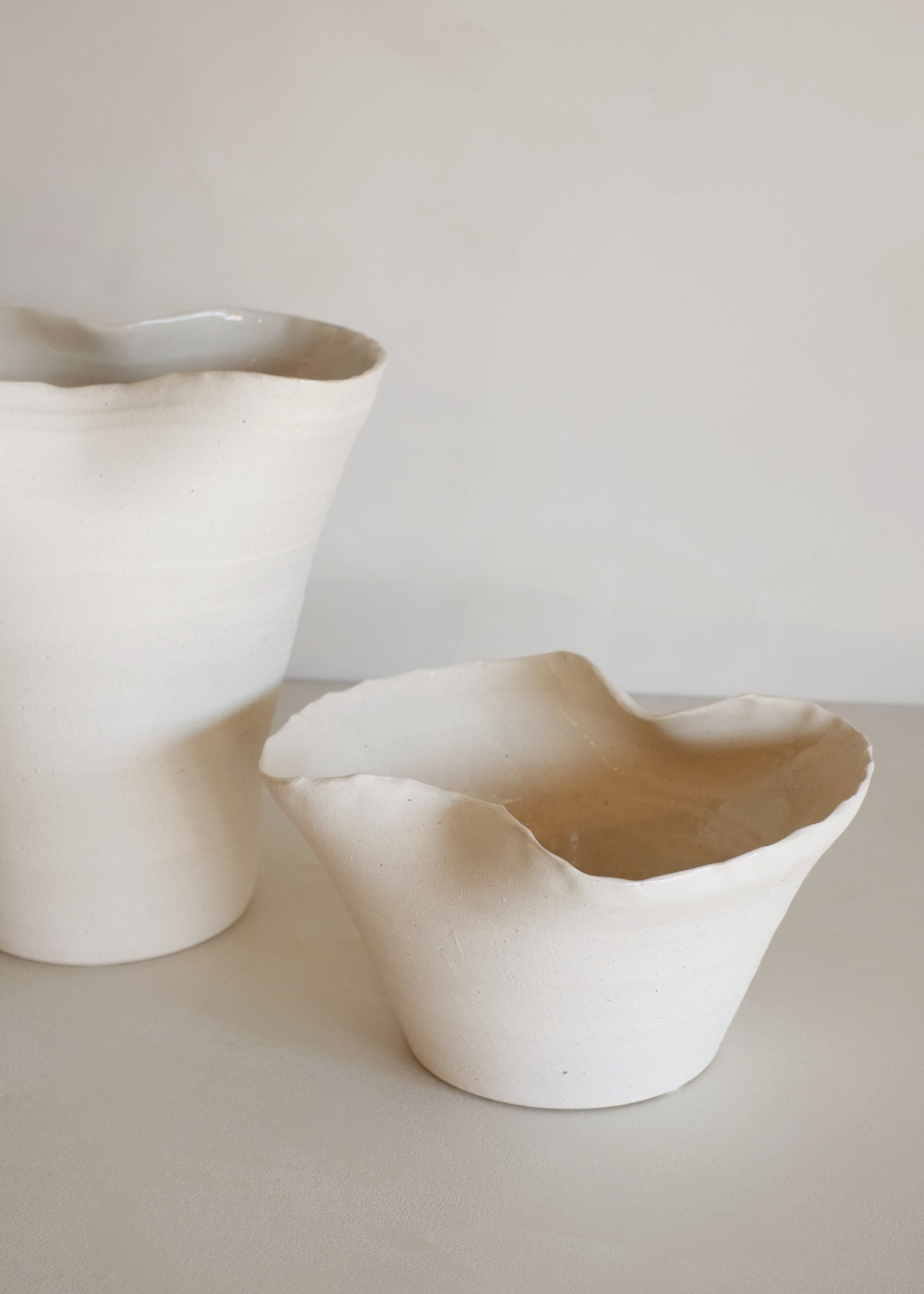 Talia Vessel Low / Off White