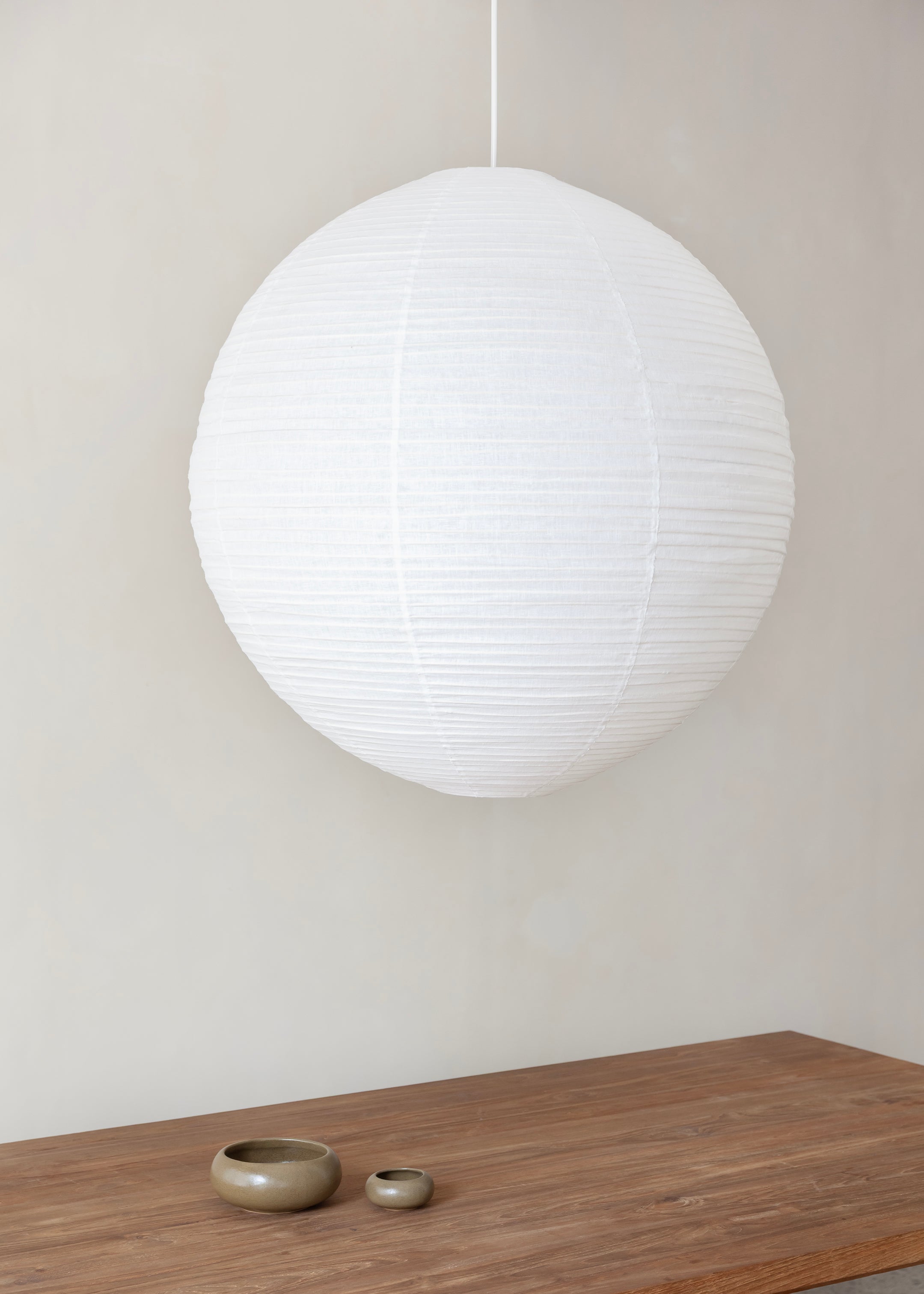 Vaya Linen Lantern / Off White