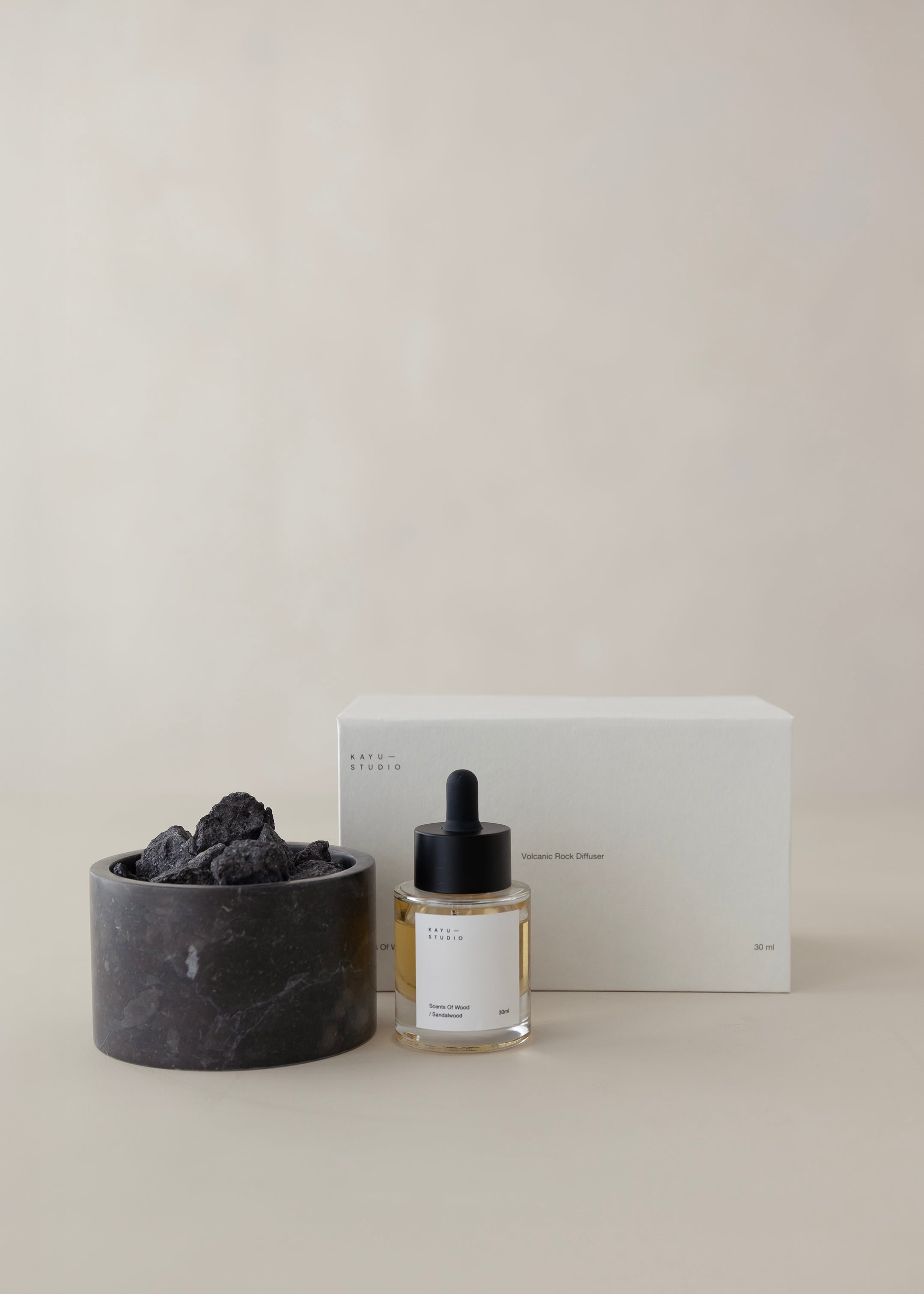 Kayu Signature Volcanic Rock Diffuser / Sandalwood