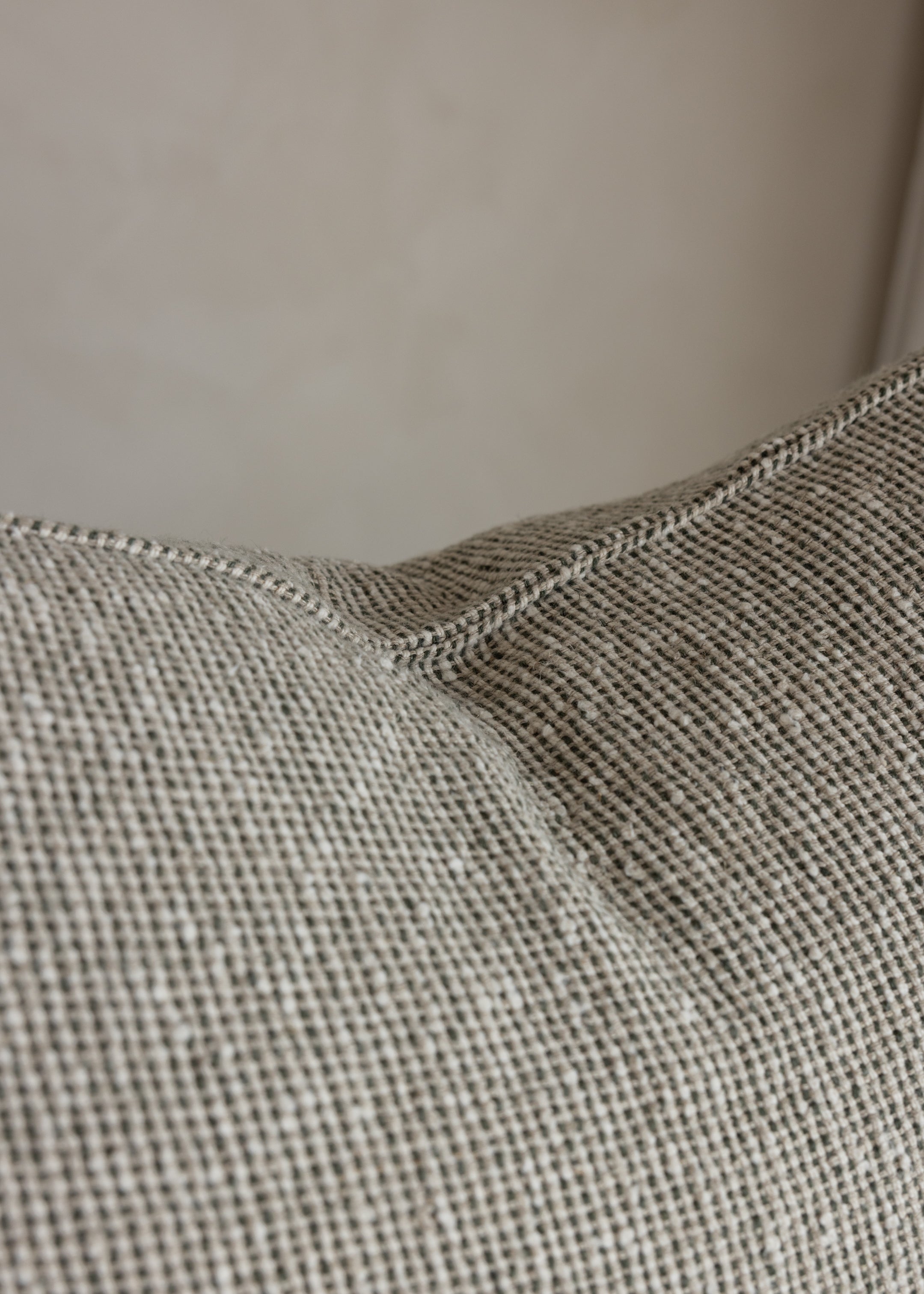Verdure Cushion Cover / Natural & Green
