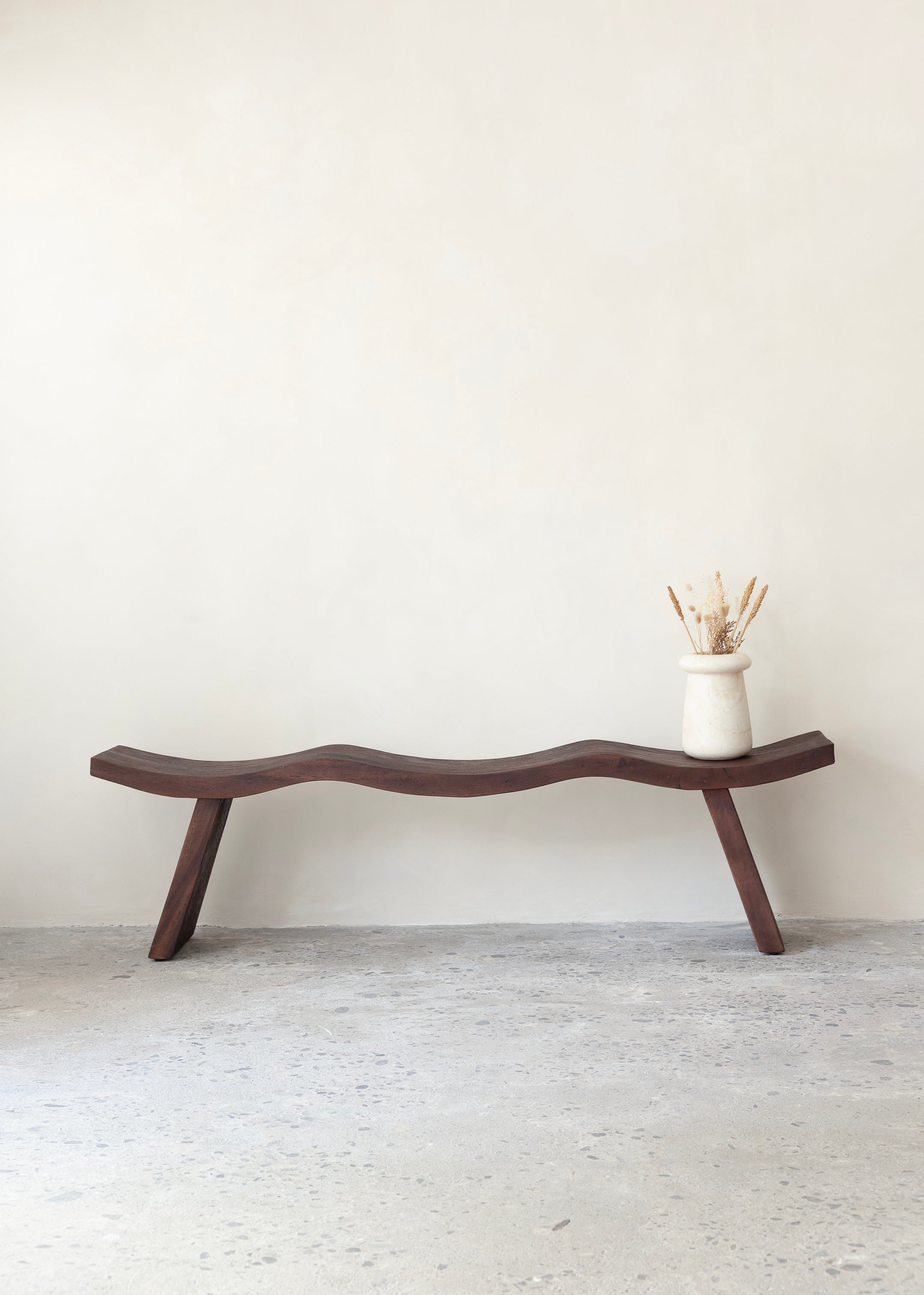Wave Bench / Walnut