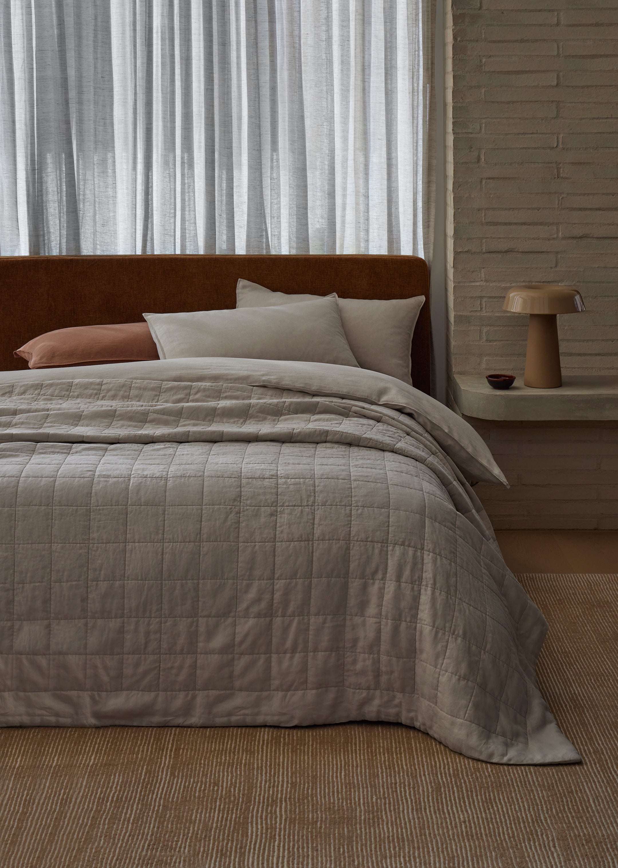 Ravello Coverlet / Bone