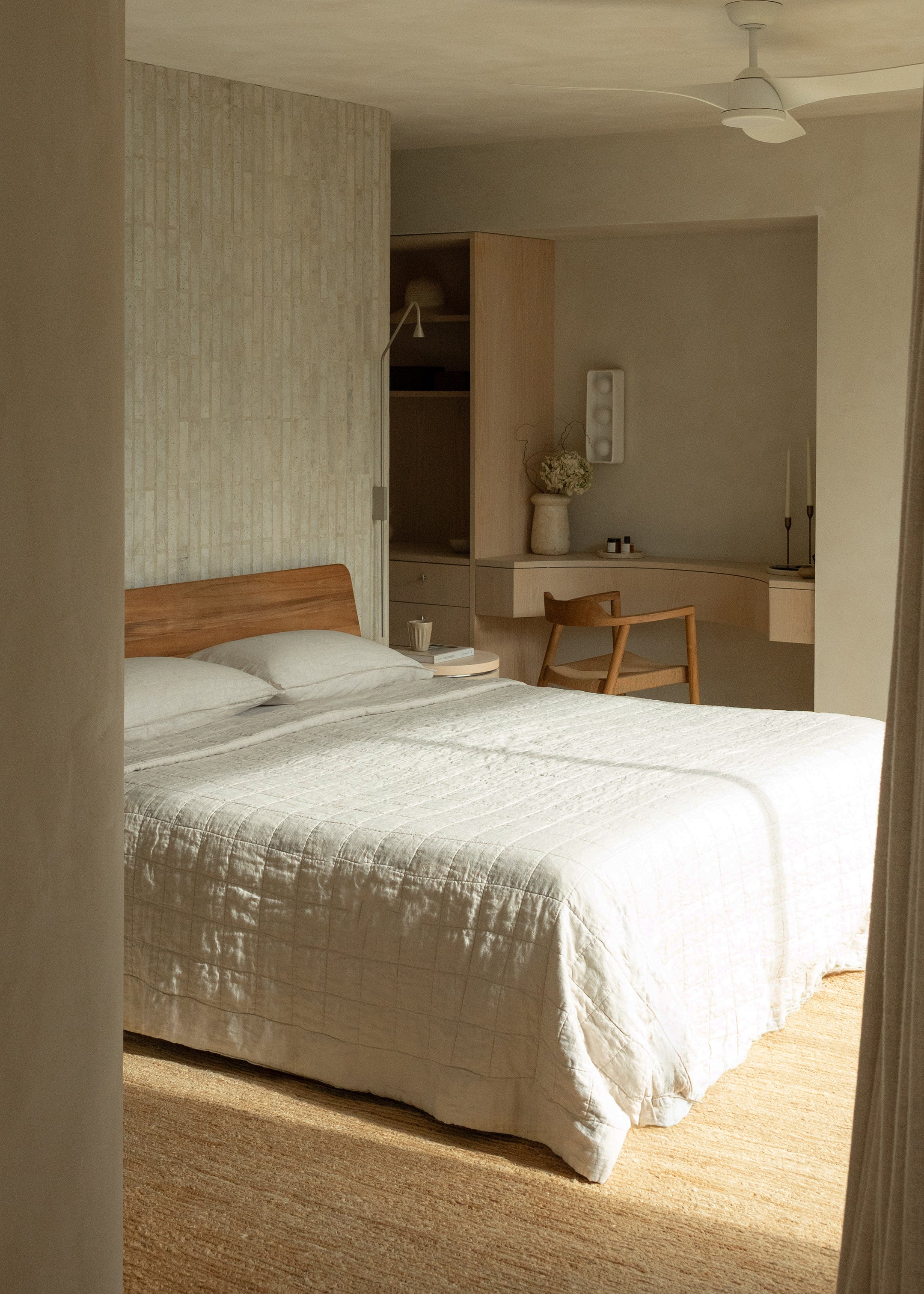 Ravello Coverlet / Bone