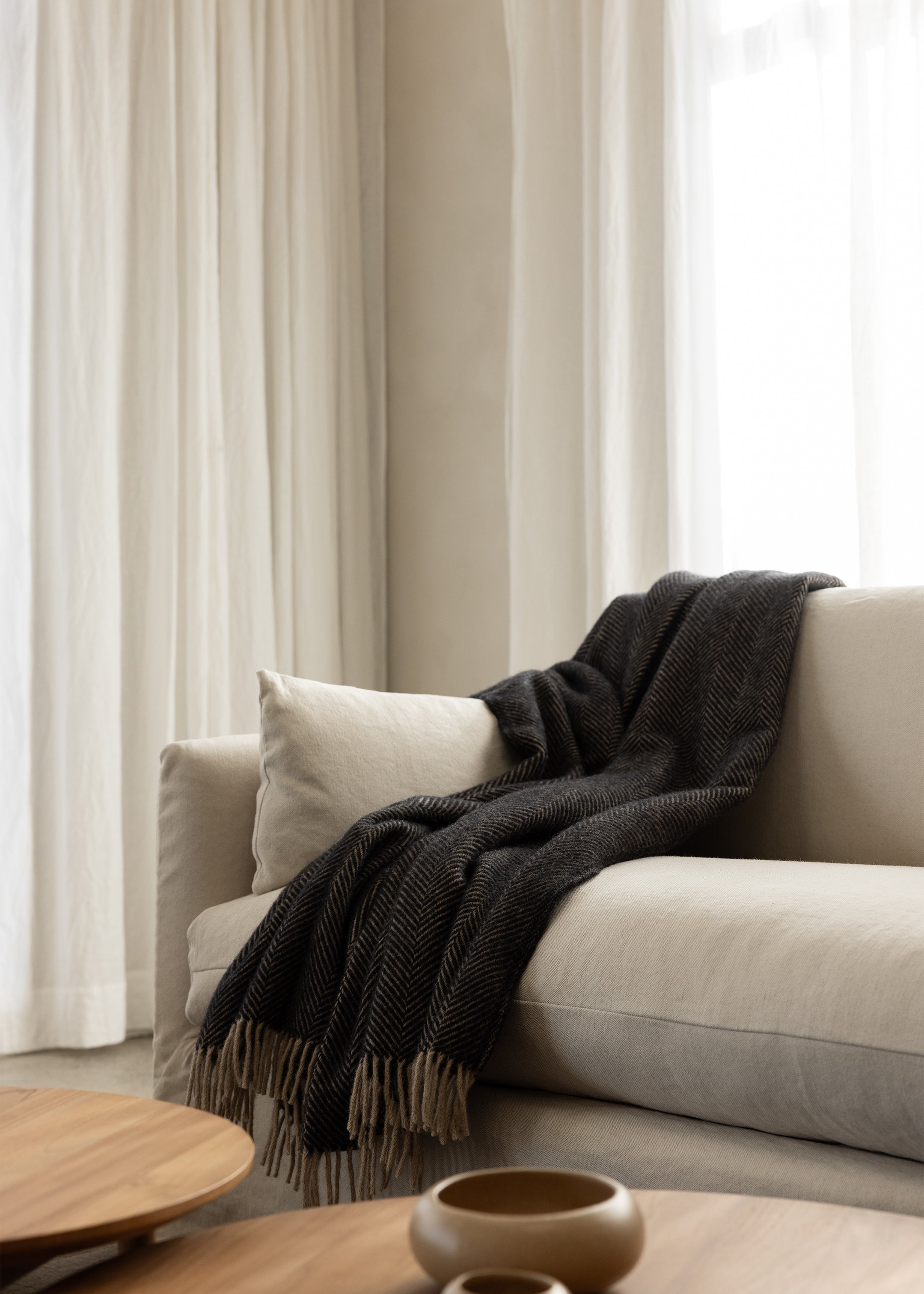 Lerwick Wool Throw / Vintage