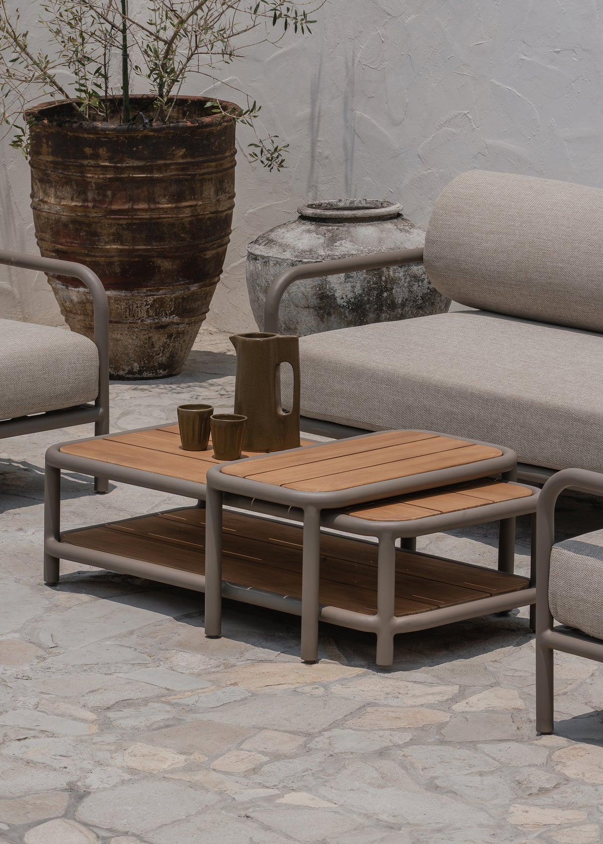 Porto Outdoor Coffee Table / Khaki