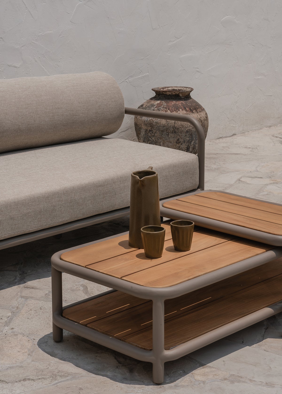 Porto Outdoor Sofa / Khaki