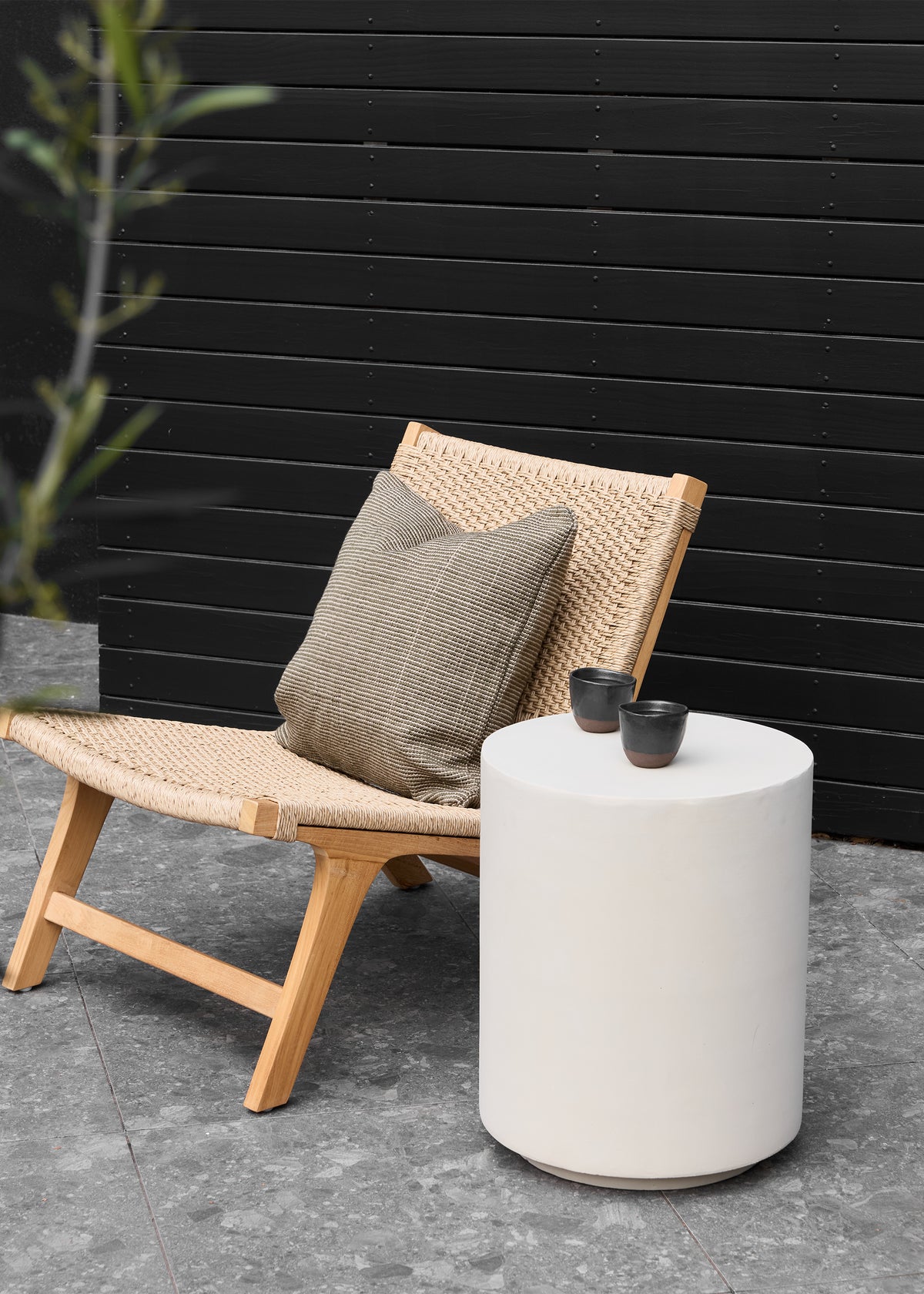 Soren Side Table / Light Beige
