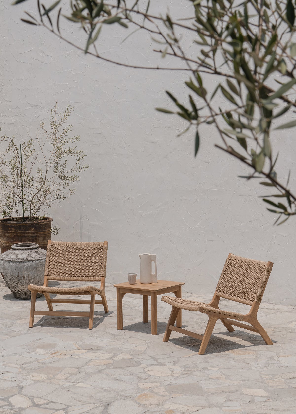 Suri Outdoor Side Table / Natural