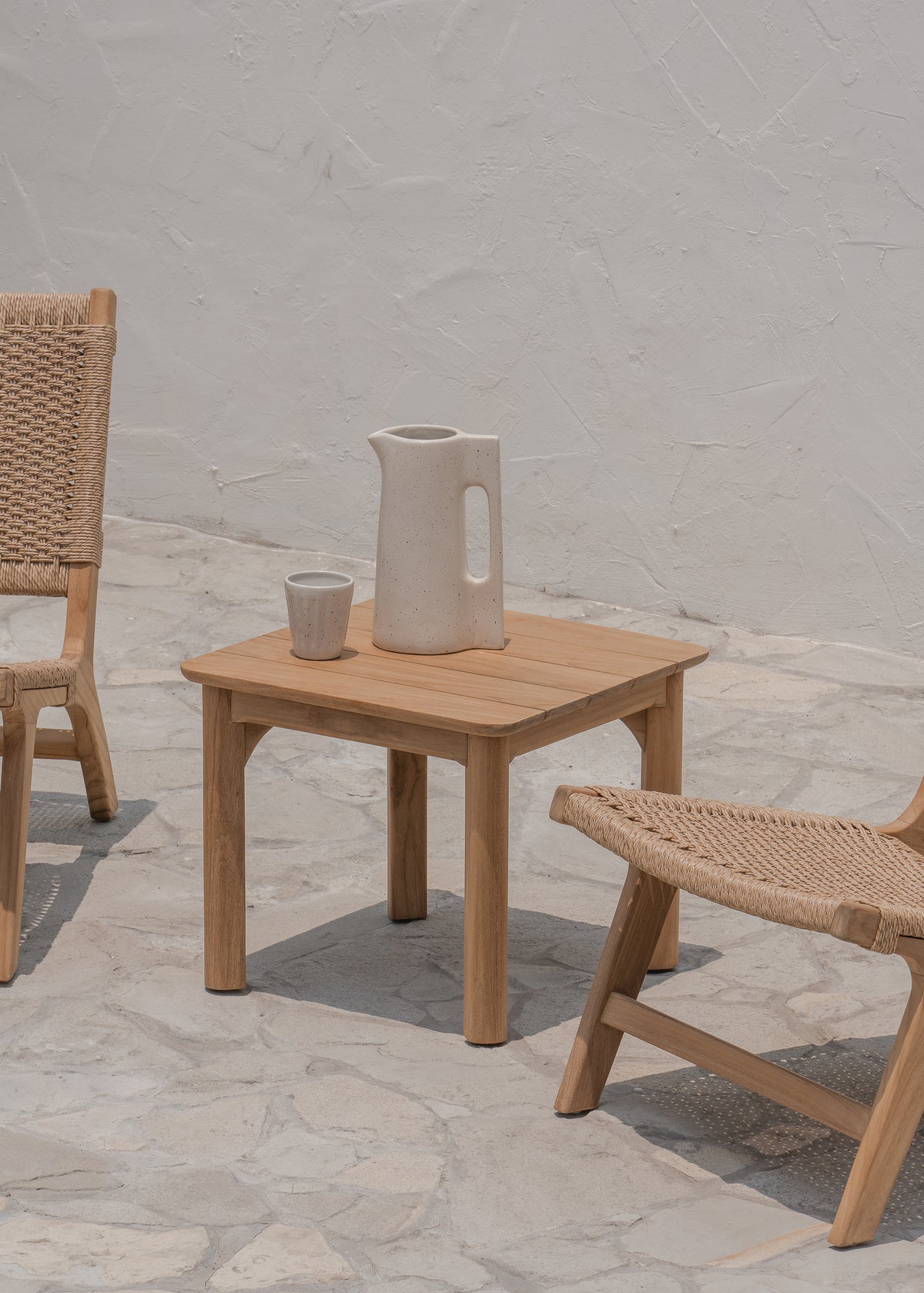 Suri Outdoor Side Table / Natural