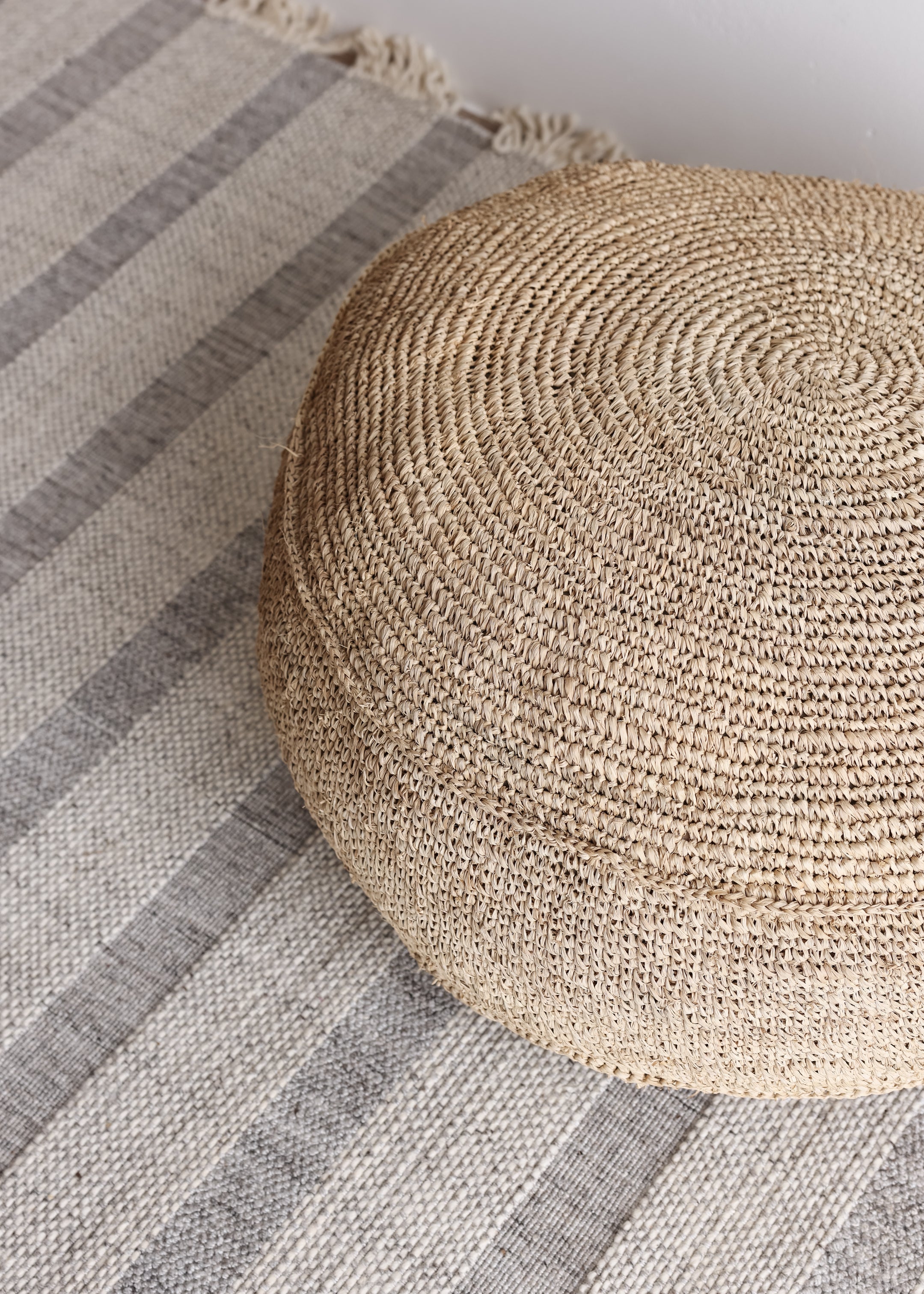 Sisal Pouf 60cm / Natural
