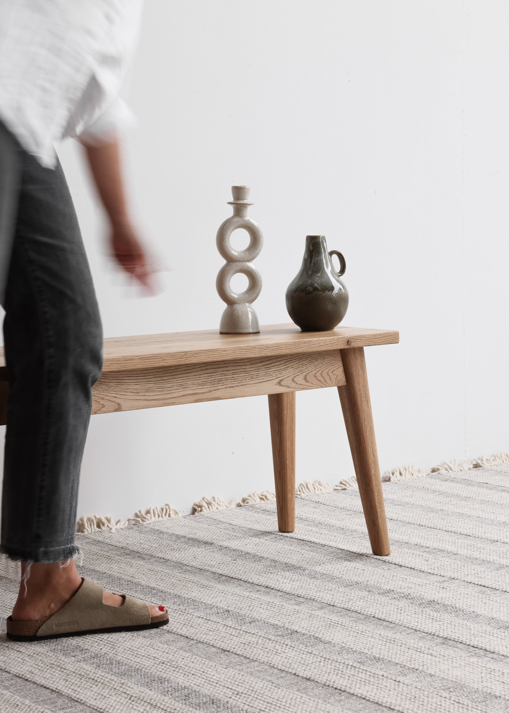 Vaasa Oak Bench Seat 150cm / Natural