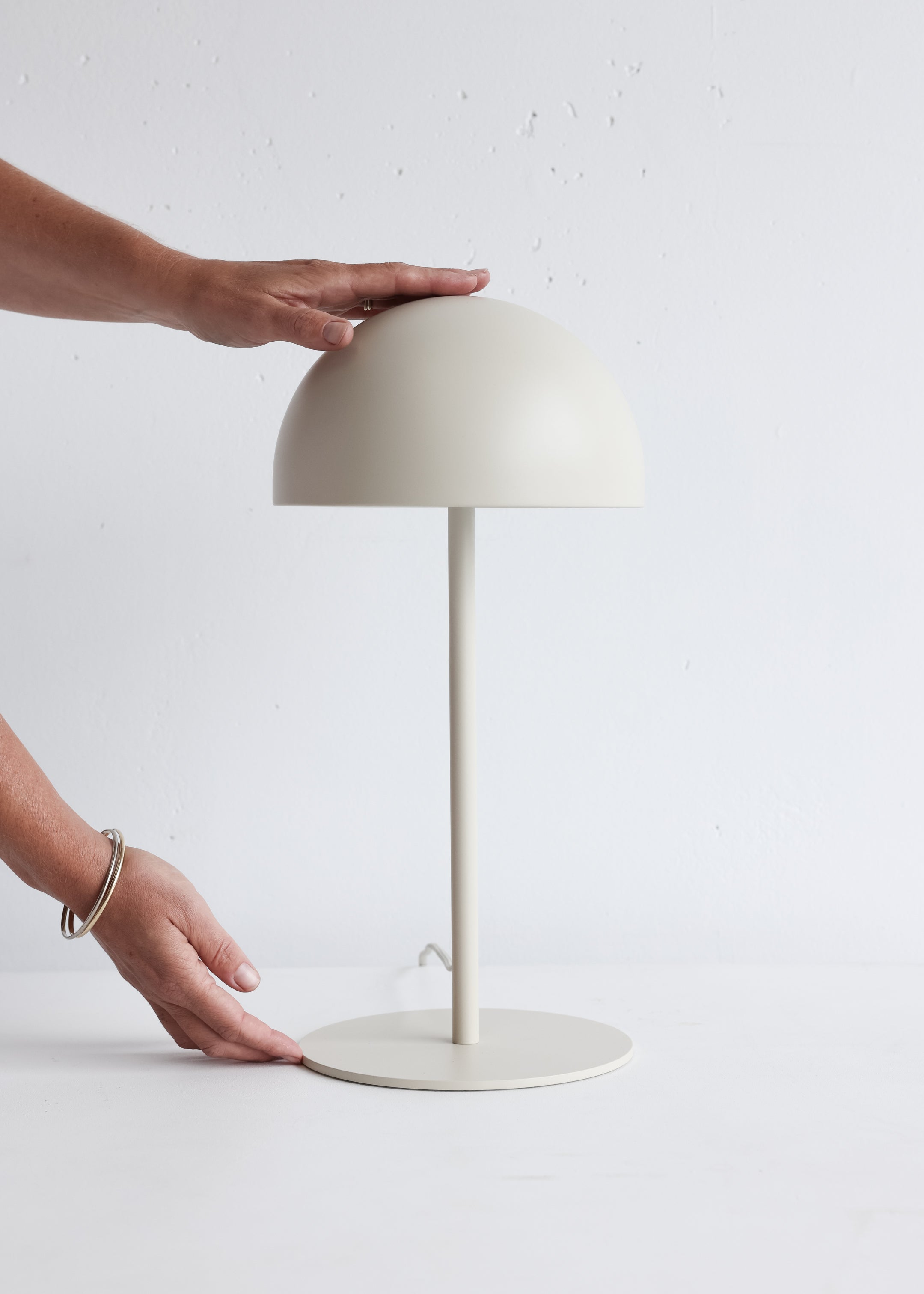 Moon Table Lamp / Bone