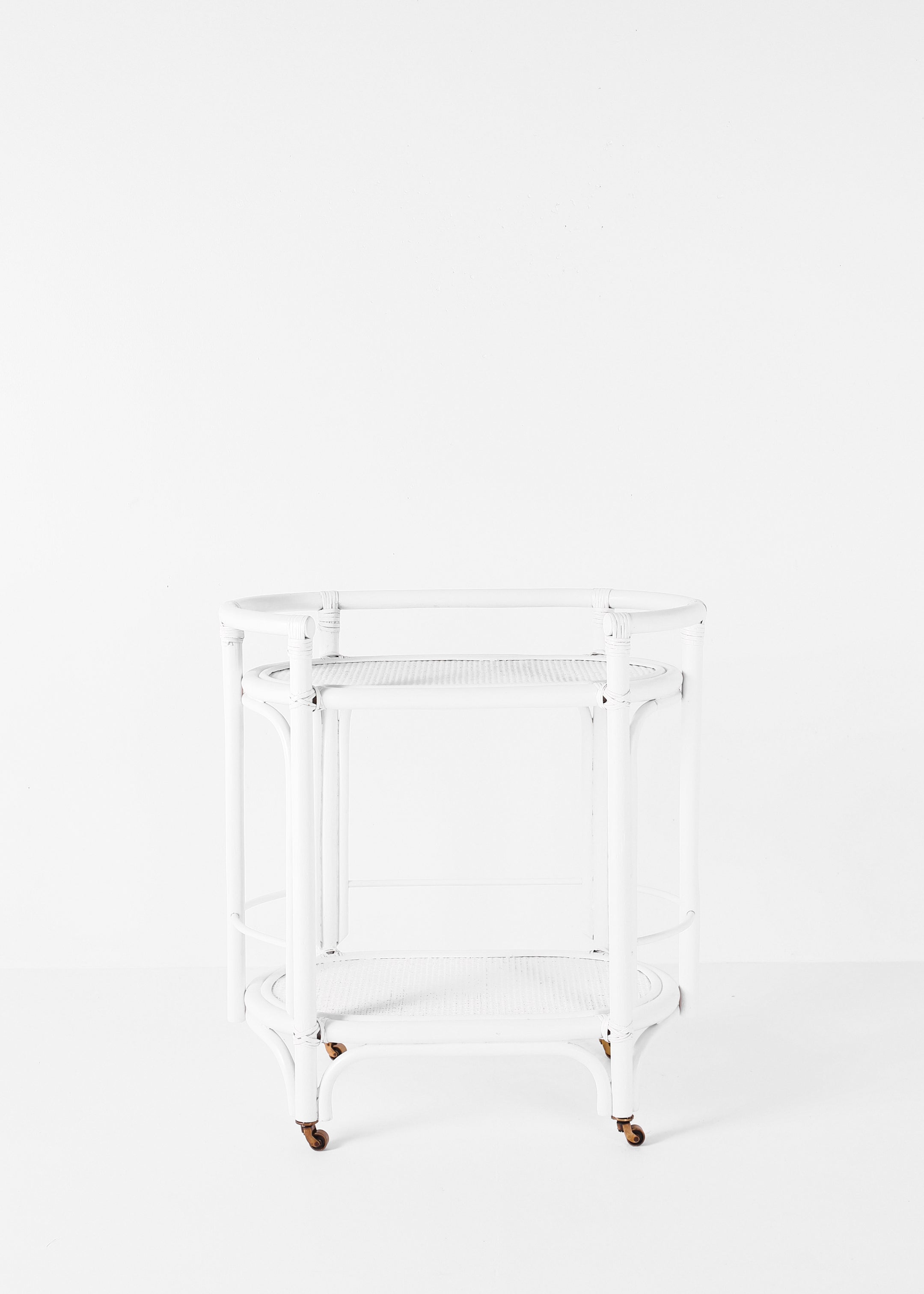 Wiski Bar Cart / White