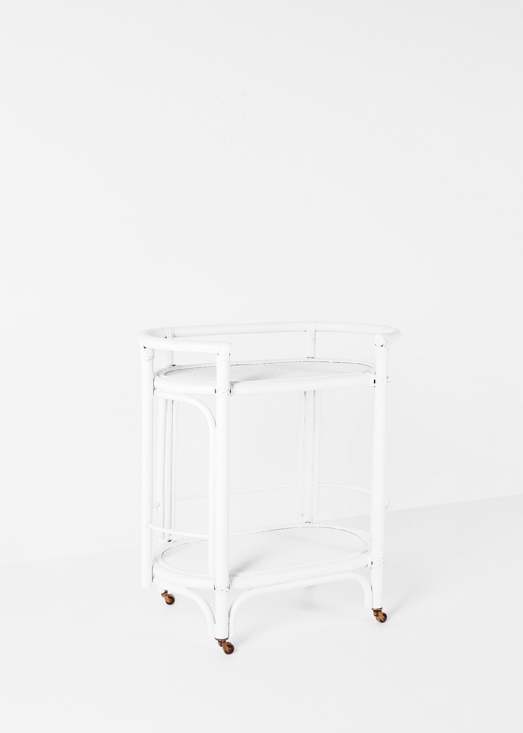 Wiski Bar Cart / White