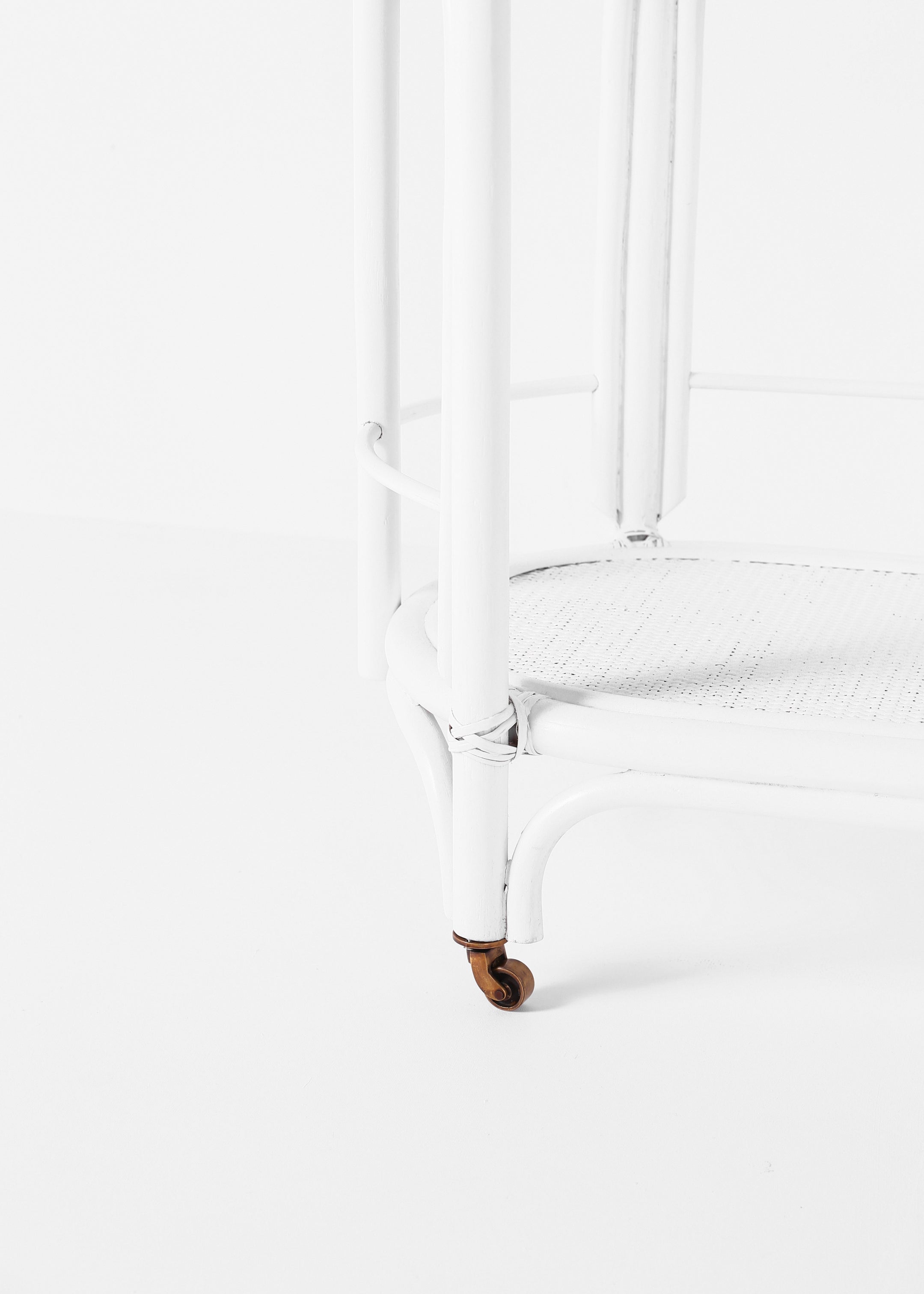 Wiski Bar Cart / White