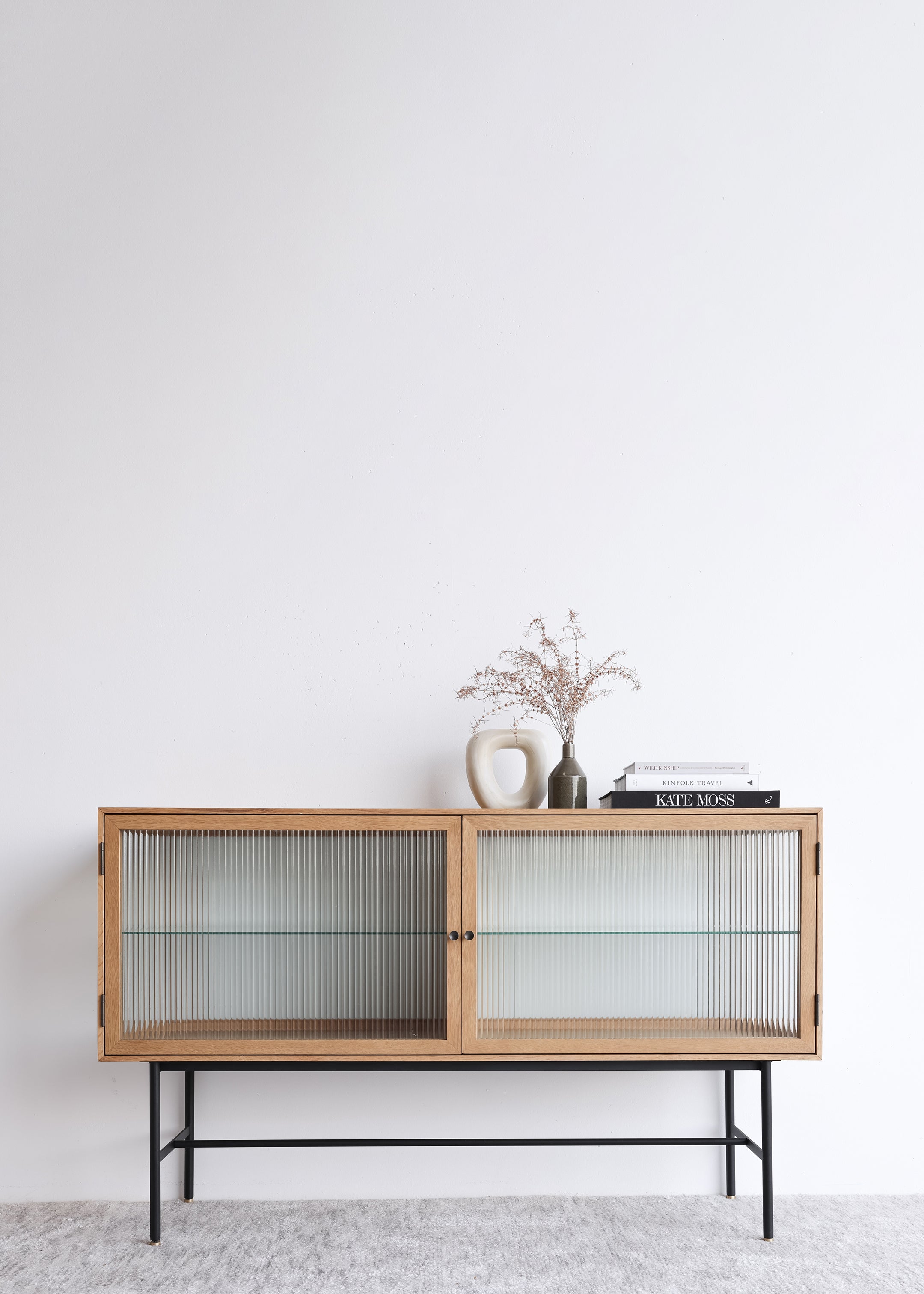 Jacob Fluted Glass Sideboard / Oak