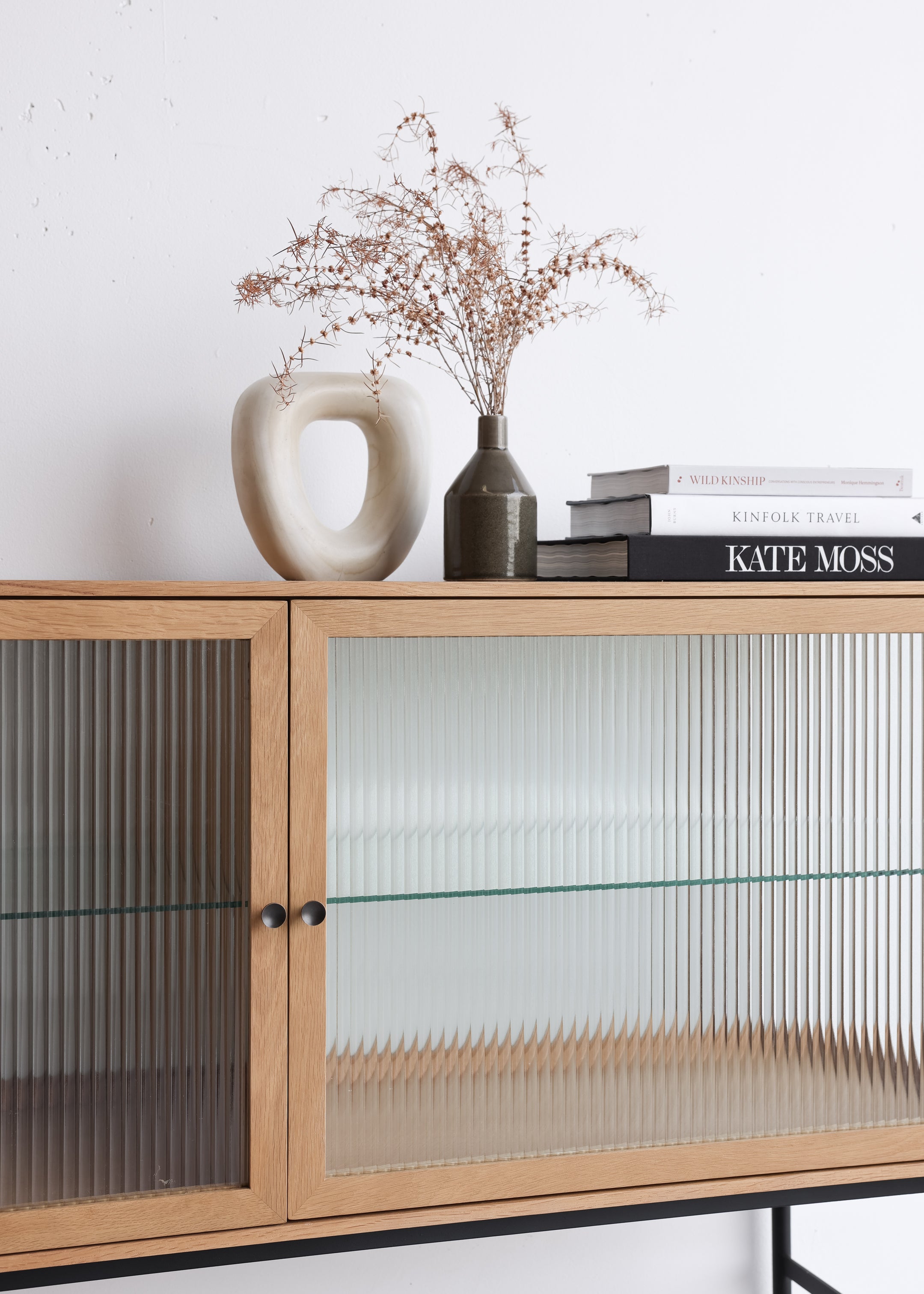 Jacob Fluted Glass Sideboard / Oak