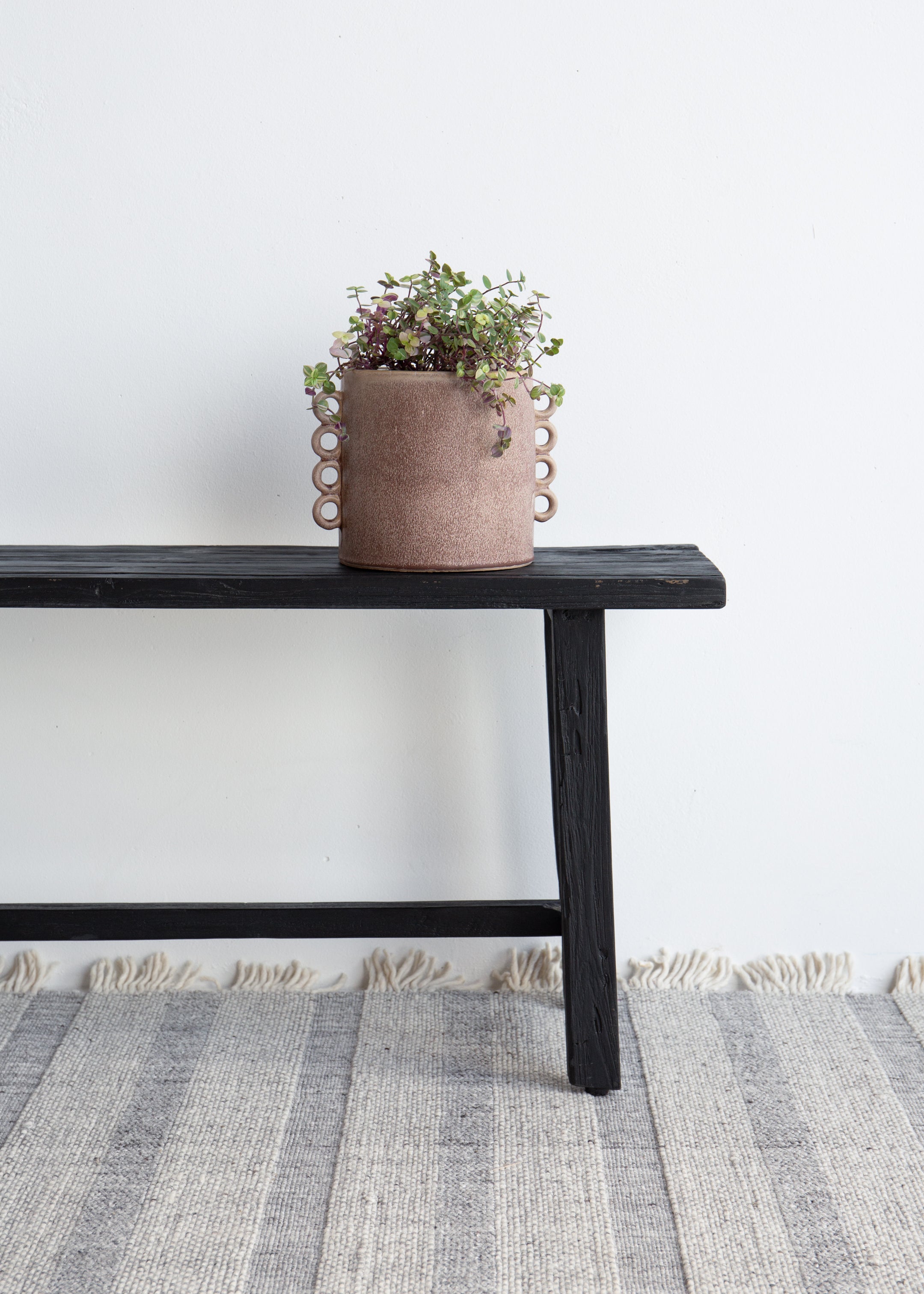 Jordy Teak Bench 90cm / Black