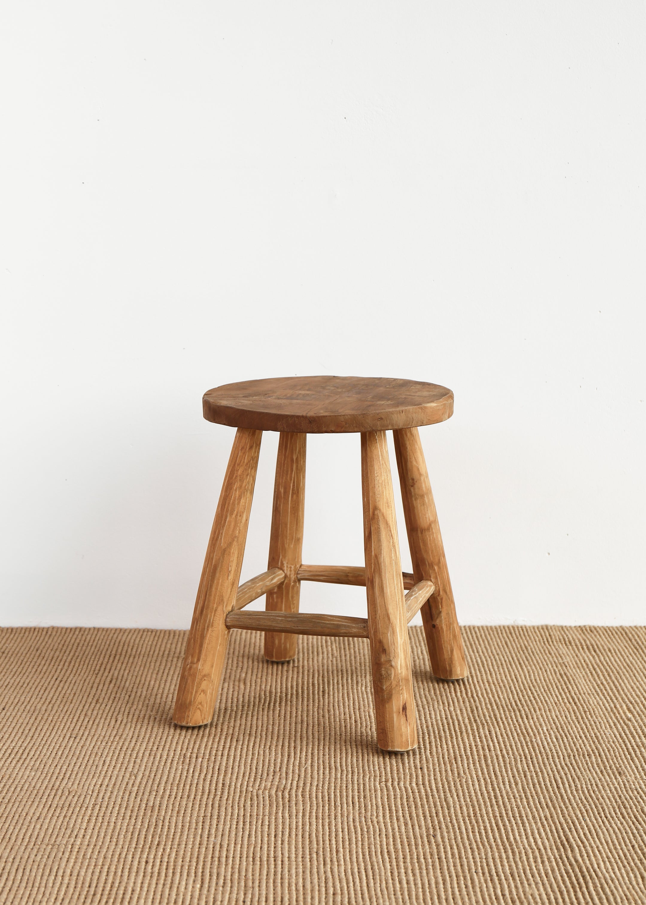 Katie Teak Stool / Small / Natural