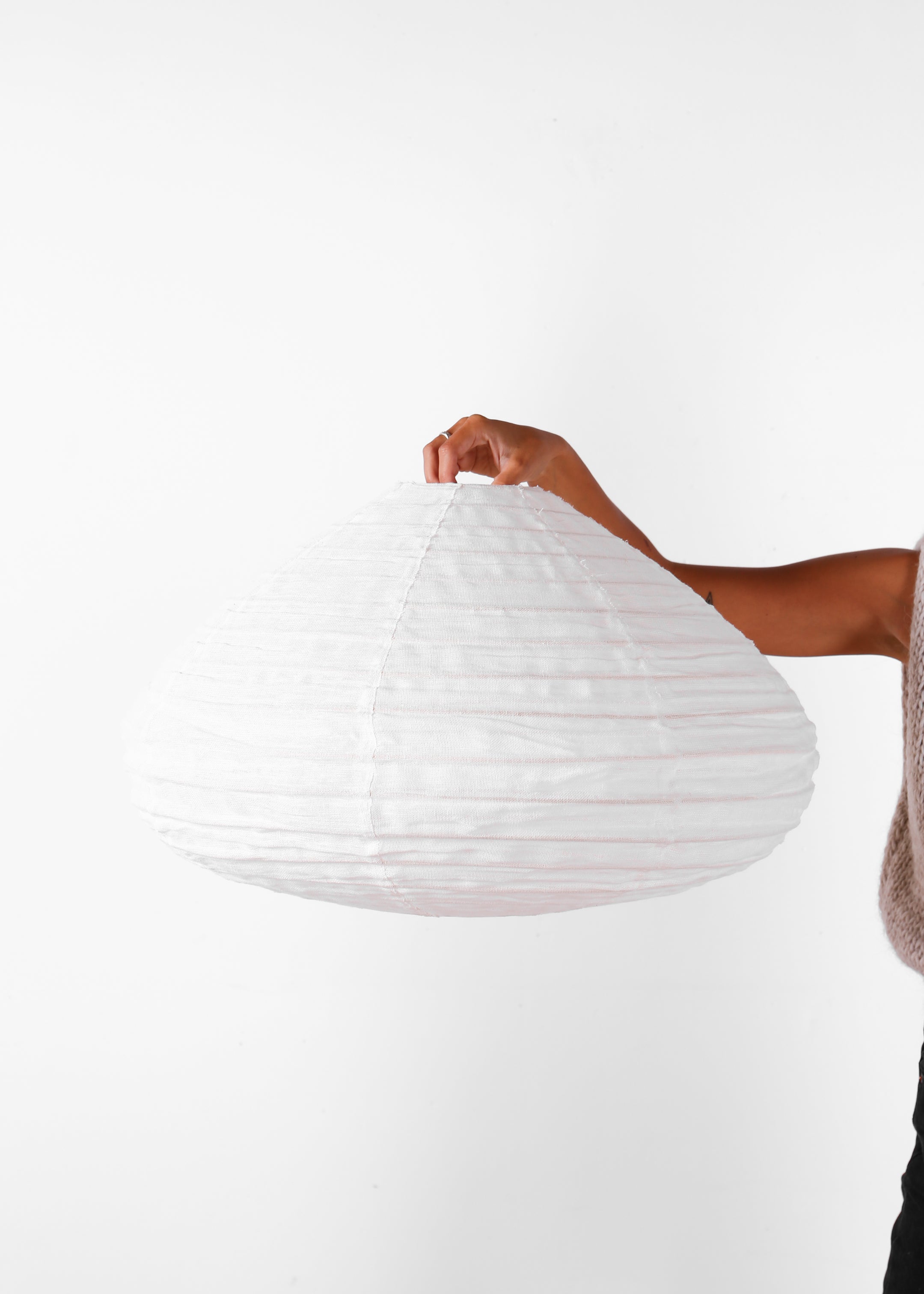 Cuba Linen Lantern / Off White