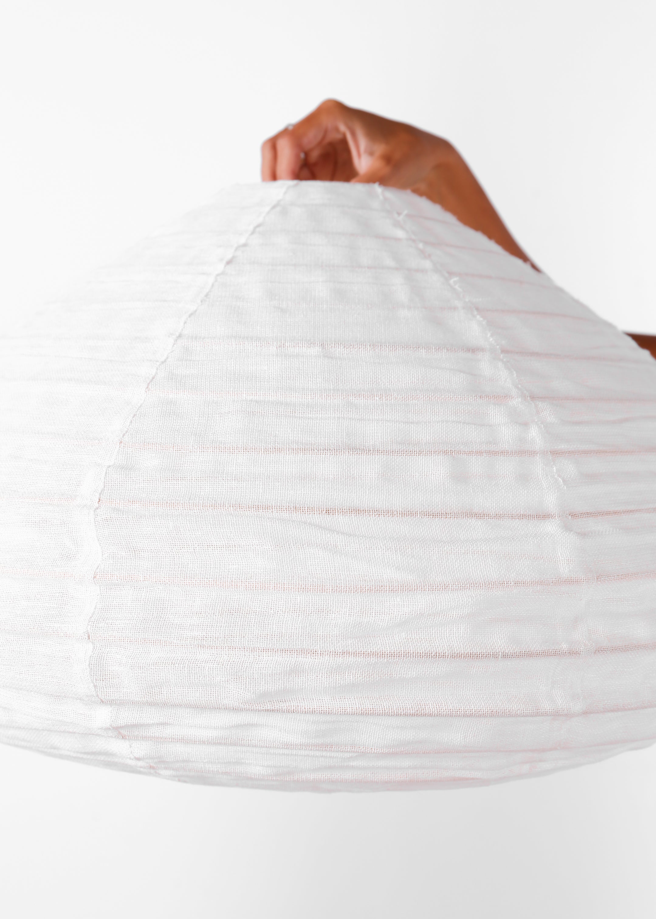 Cuba Linen Lantern / Off White