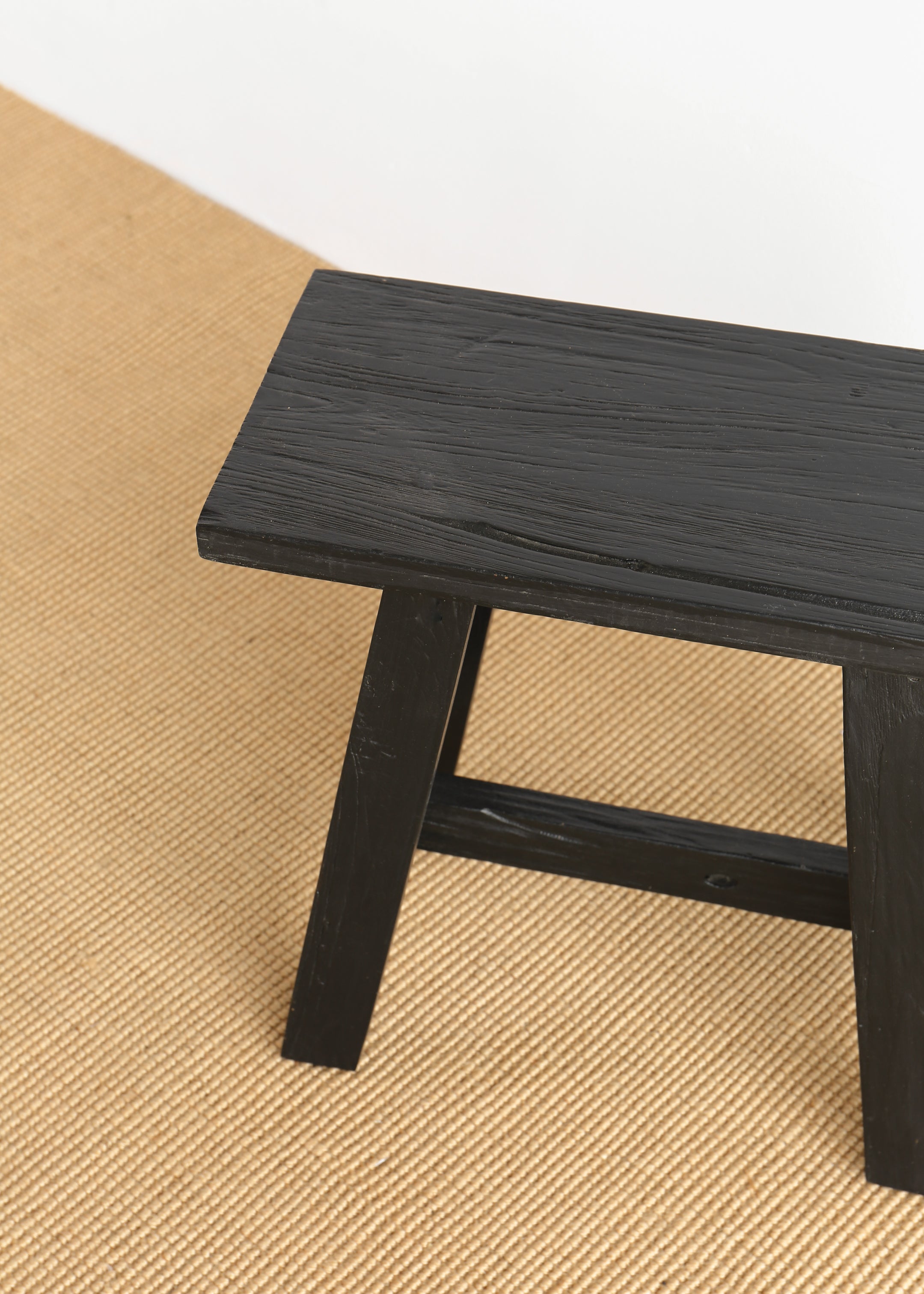 Jordy Teak Bench 50cm / Black