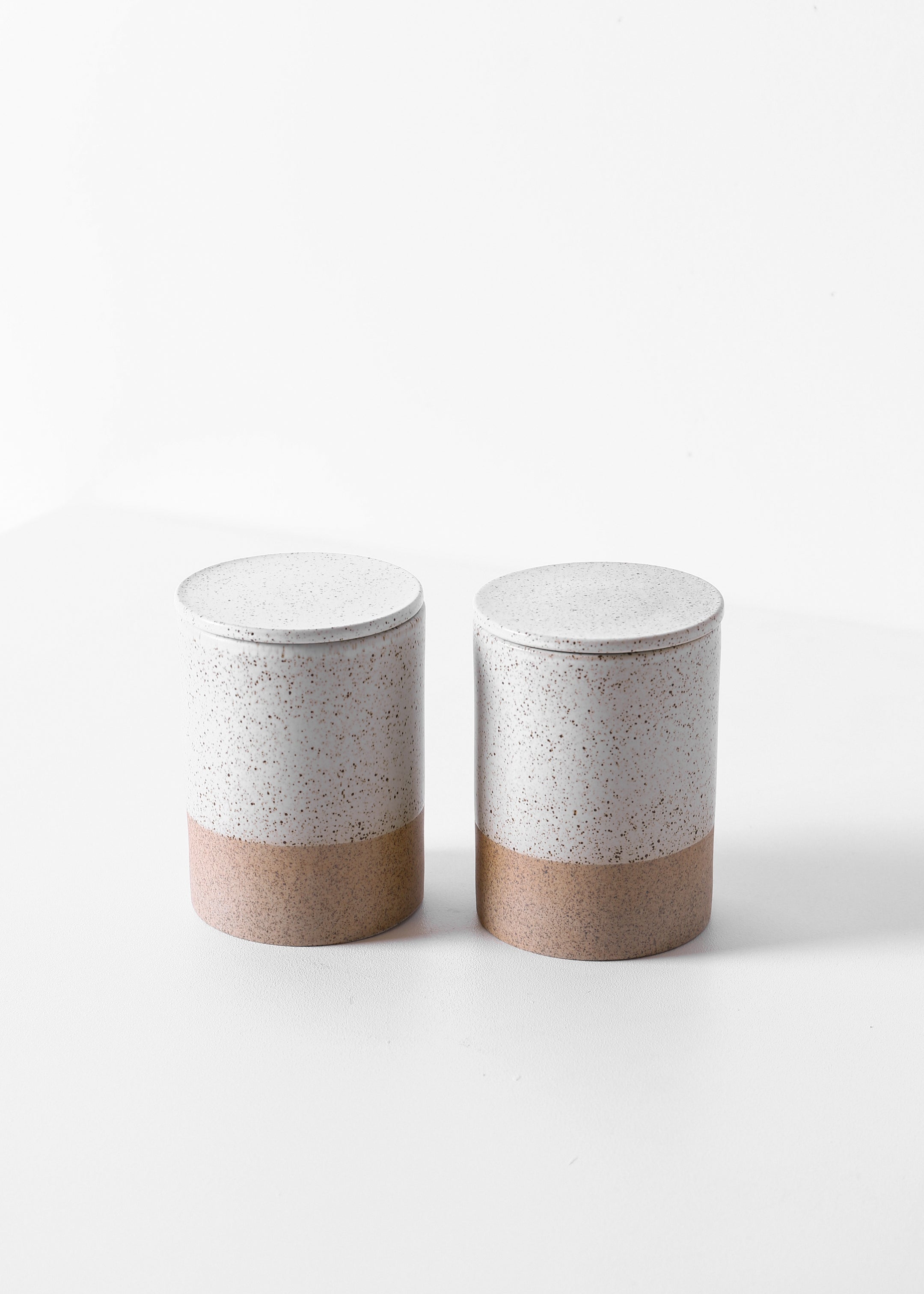 Garden To Table Canisters Set Of 2 / White
