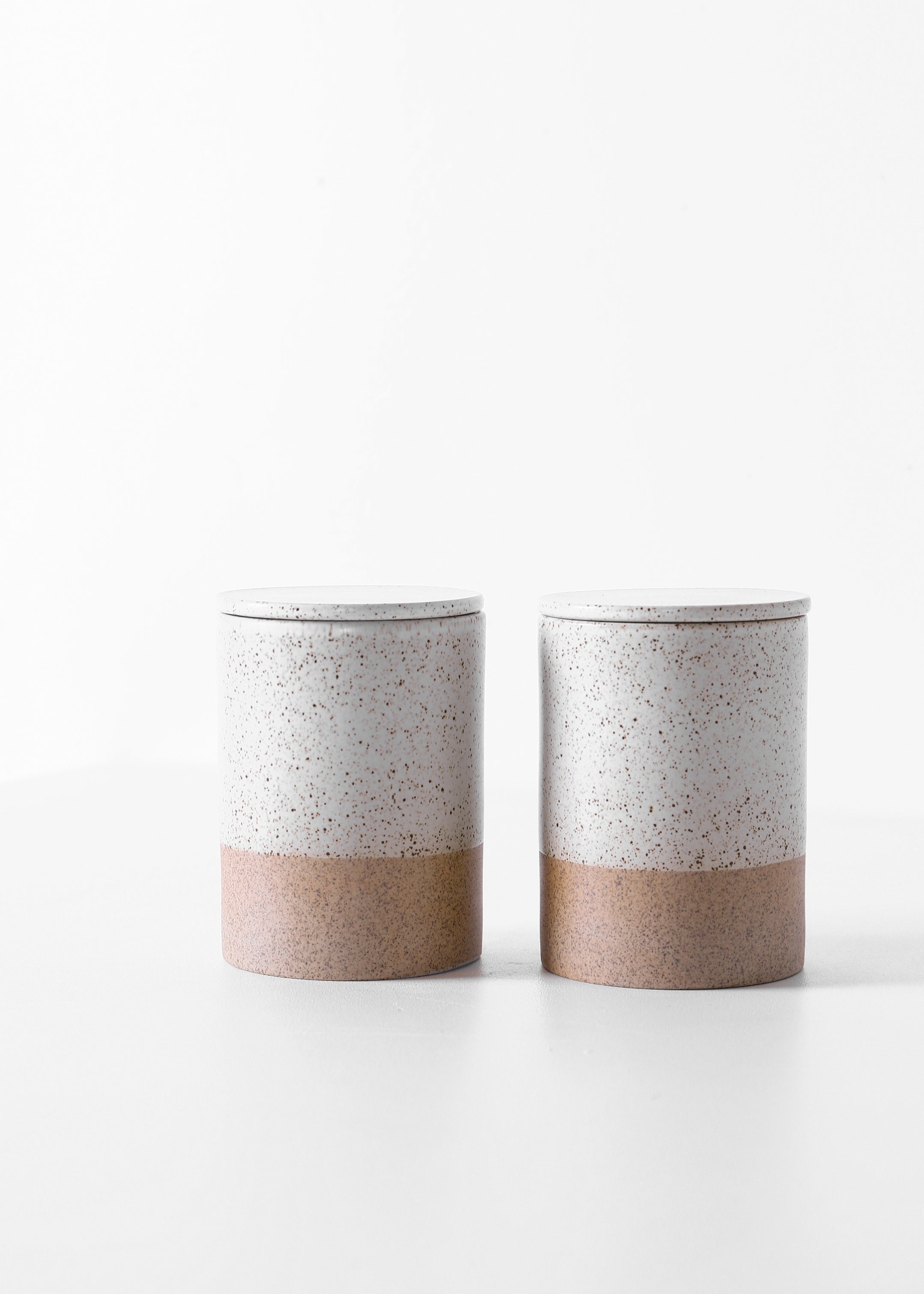 Garden To Table Canisters Set Of 2 / White